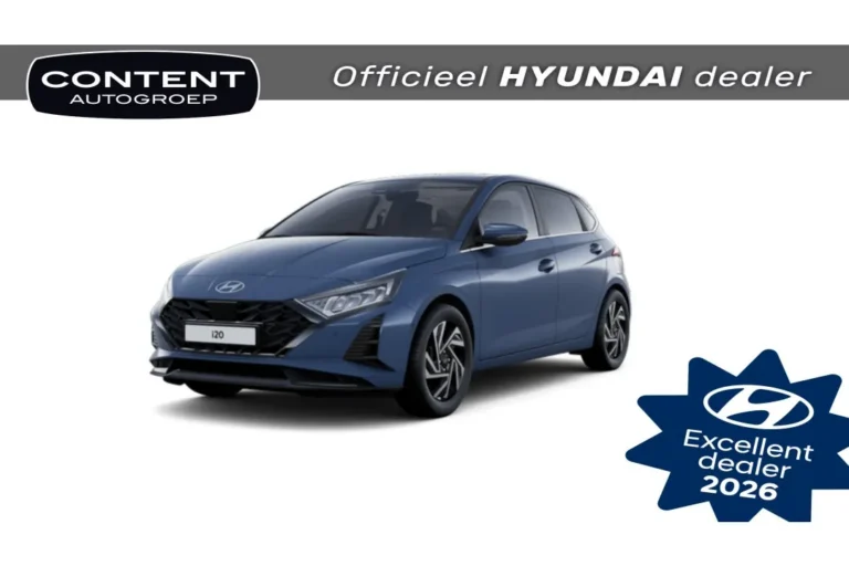 Hyundai i20 met kenteken 76745 – vooraanzicht