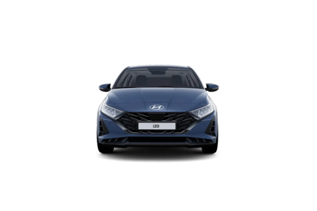 Hyundai i20 met kenteken 76745 – achteraanzicht