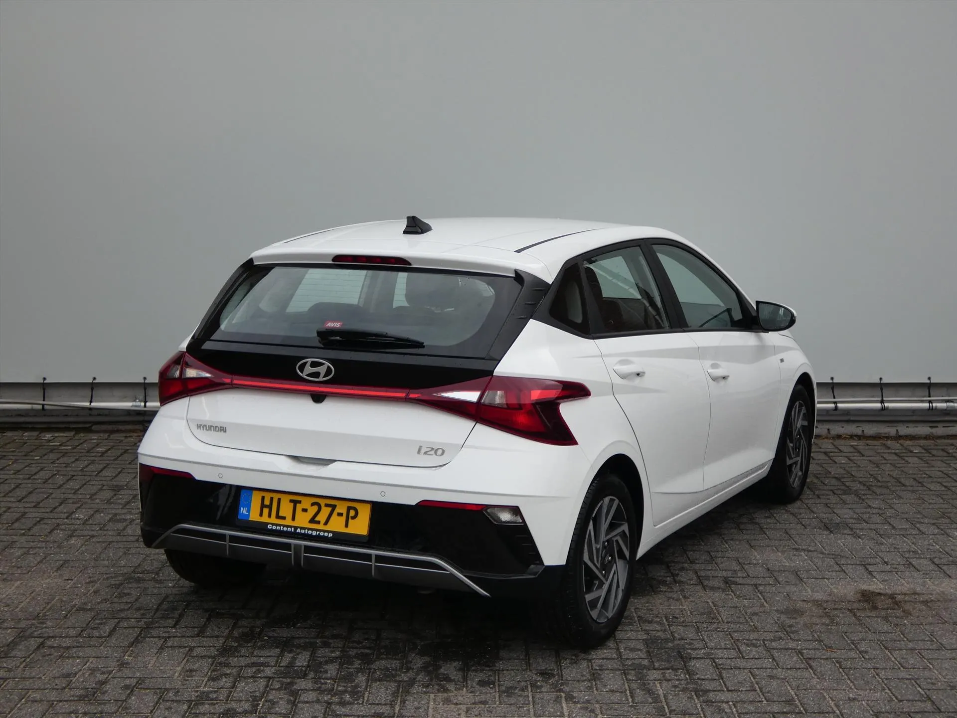 Hyundai i20 met kenteken HLT-27-P – detailfoto