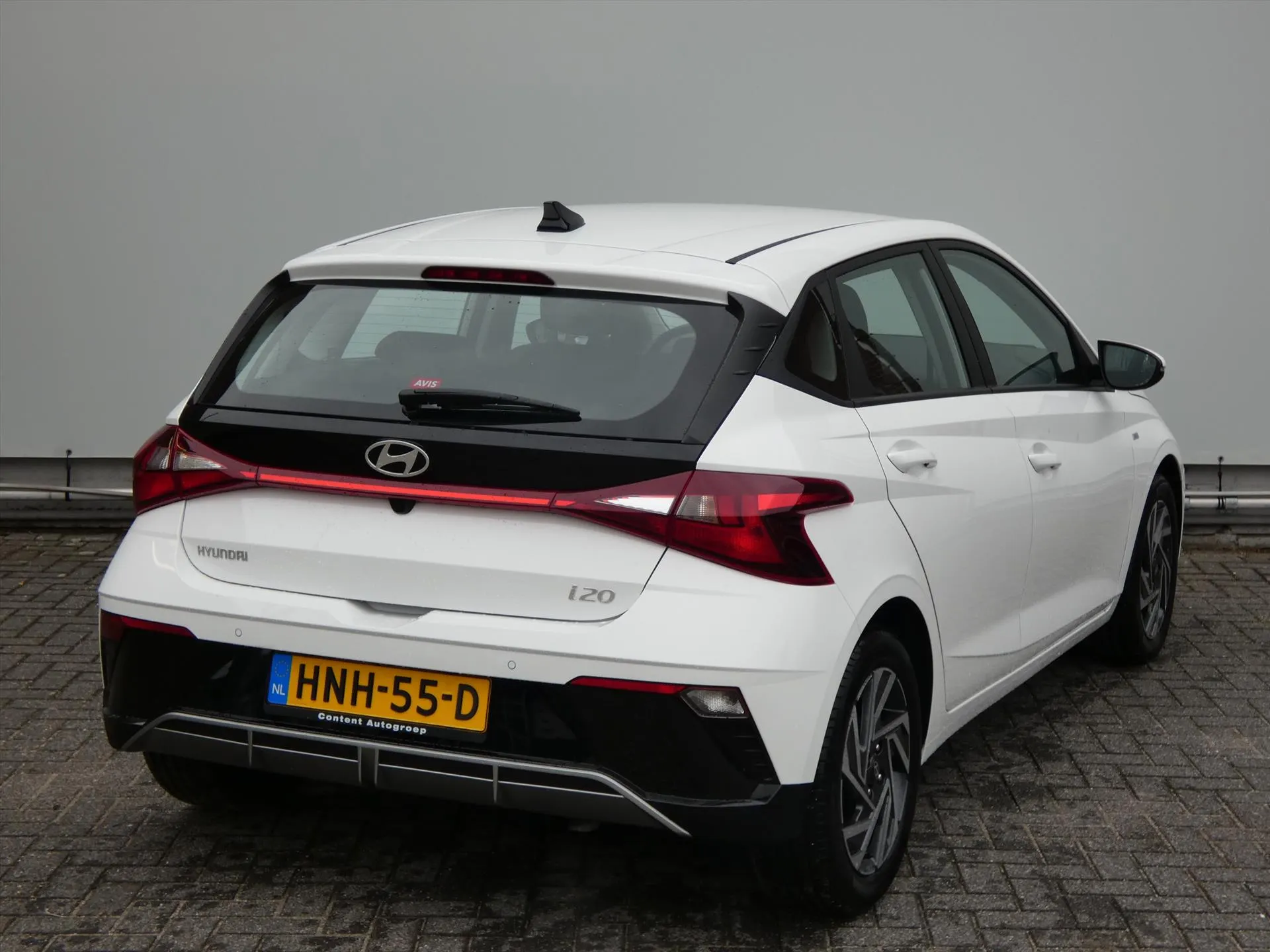 Hyundai i20 met kenteken HNH-55-D – detailfoto