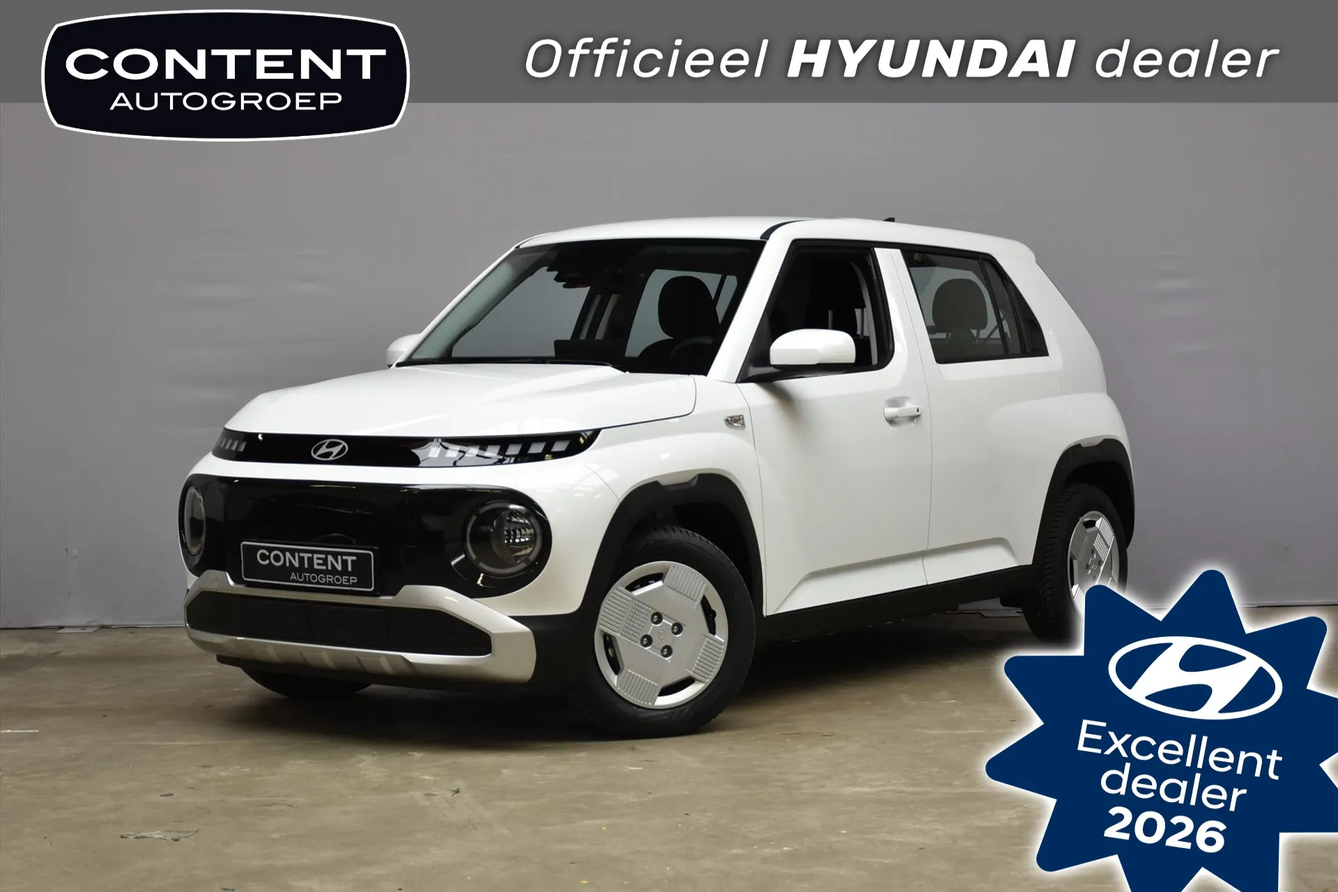Hyundai Inster met kenteken 66627 – vooraanzicht