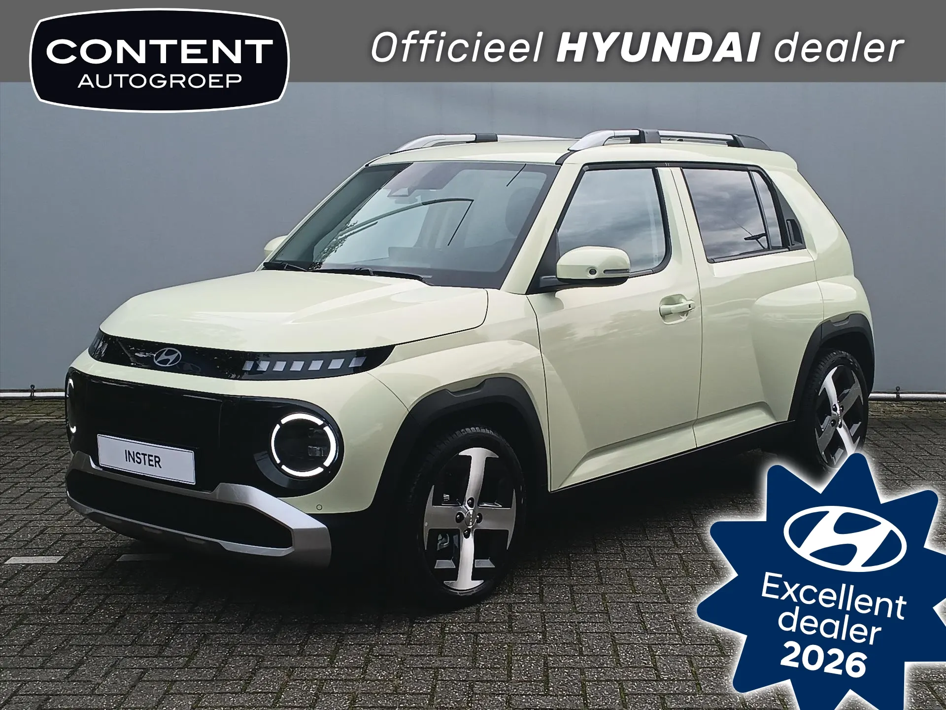 Hyundai Inster met kenteken 73765 – vooraanzicht