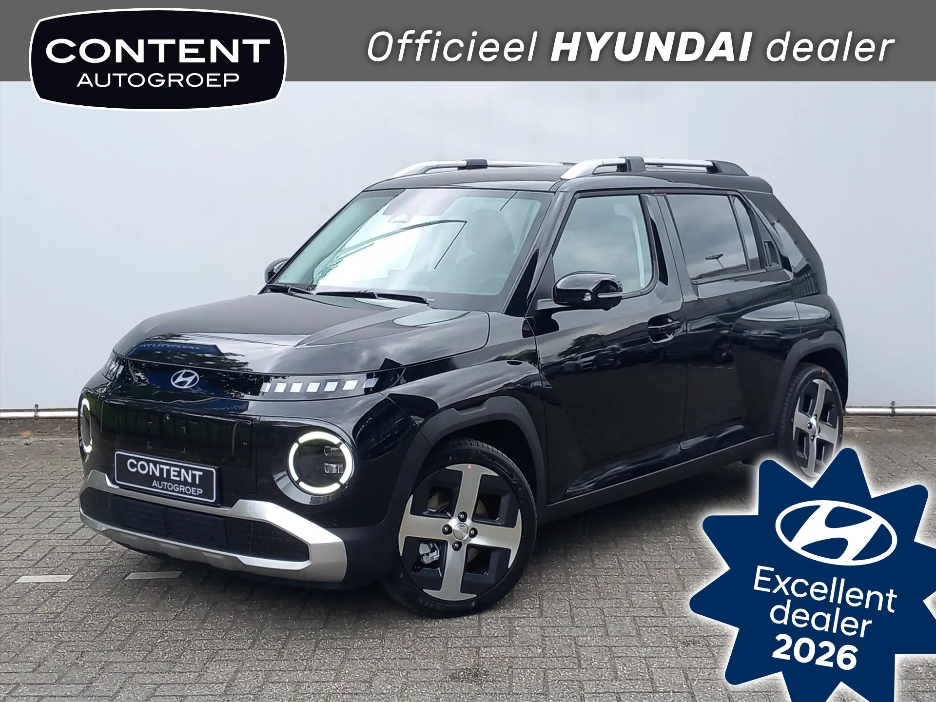 Hyundai Inster met kenteken 73768 – vooraanzicht