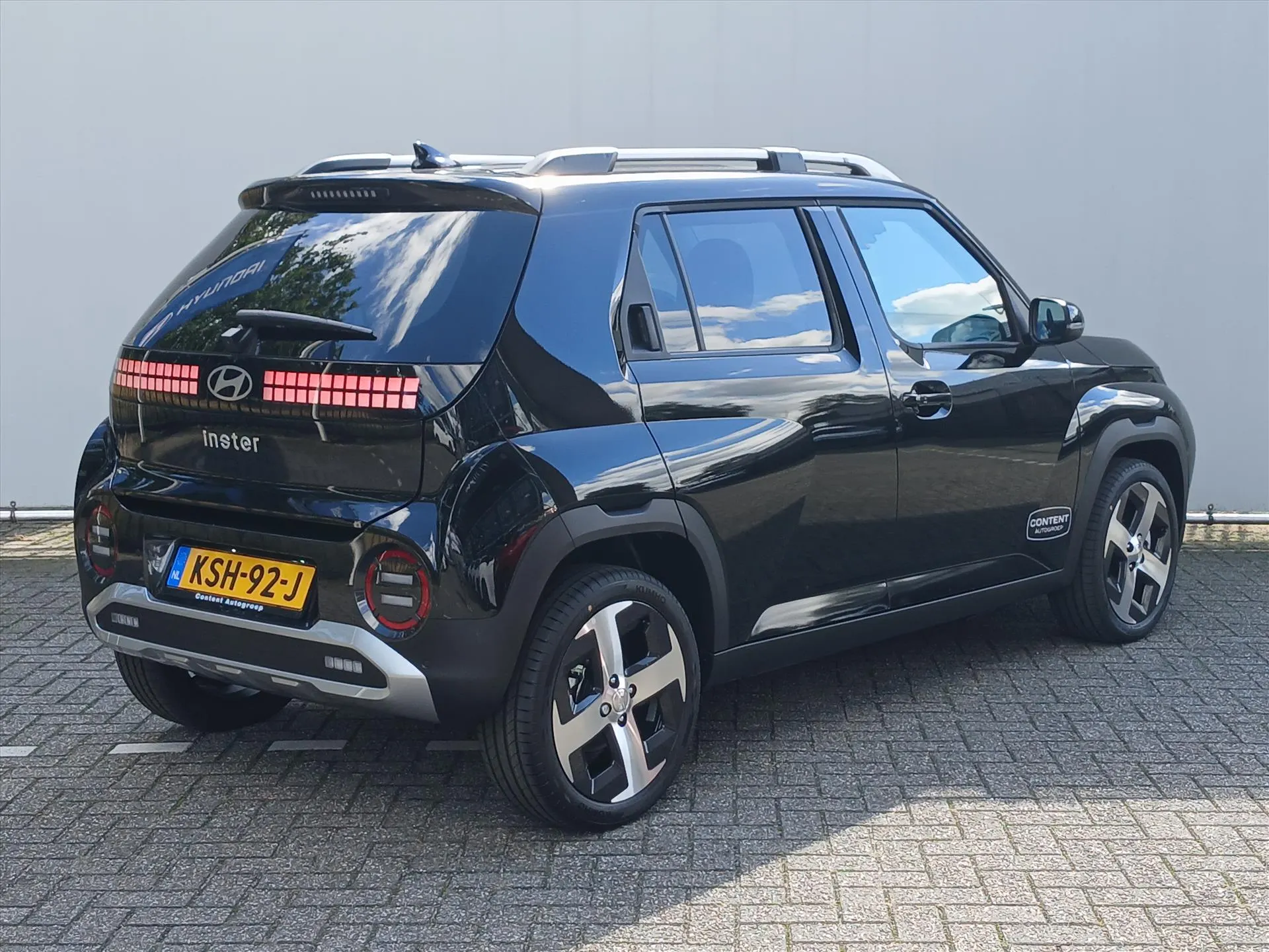 Hyundai Inster met kenteken KSH-92-J – detailfoto