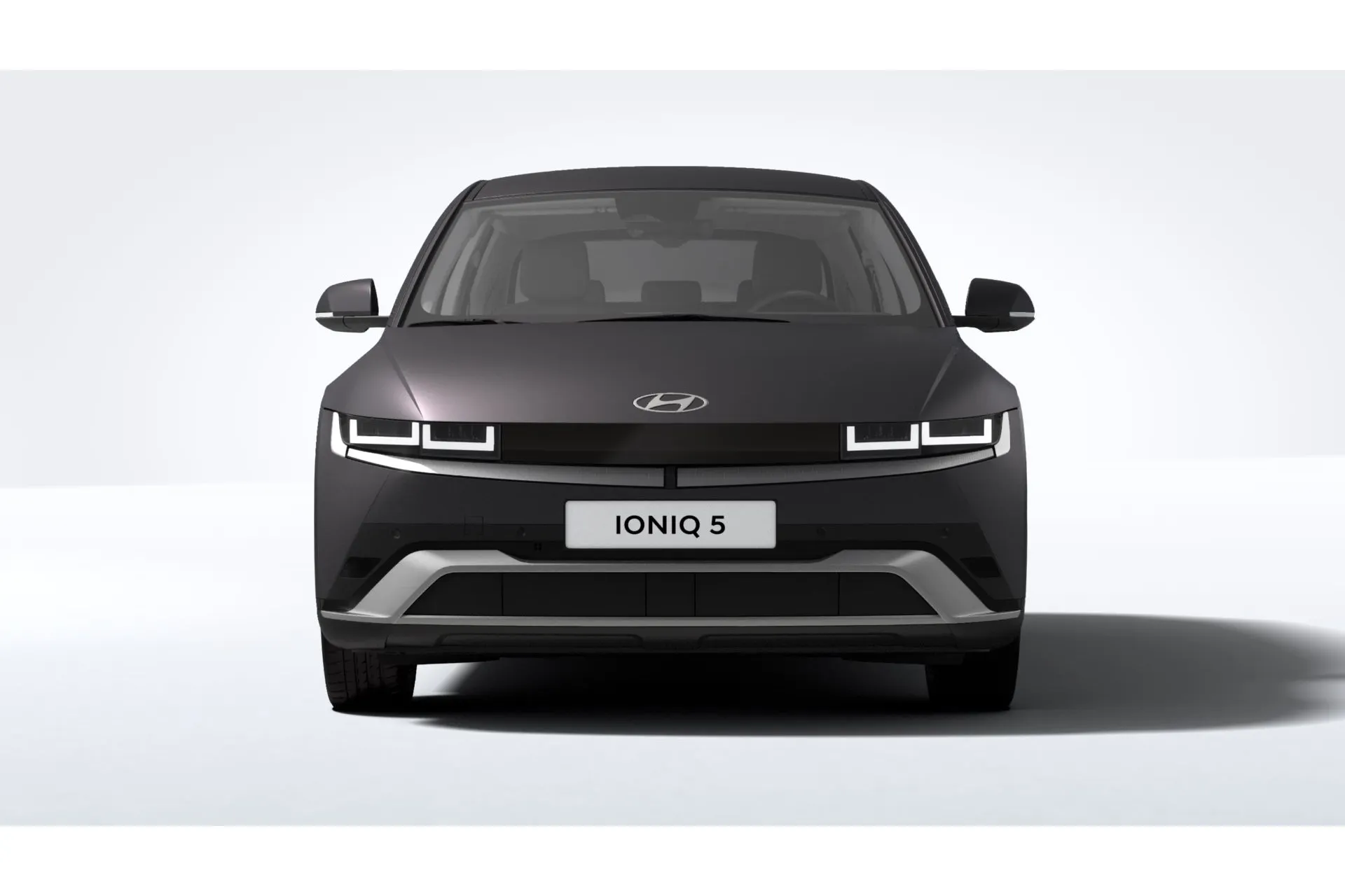 Hyundai IONIQ5 met kenteken 71602 – achteraanzicht