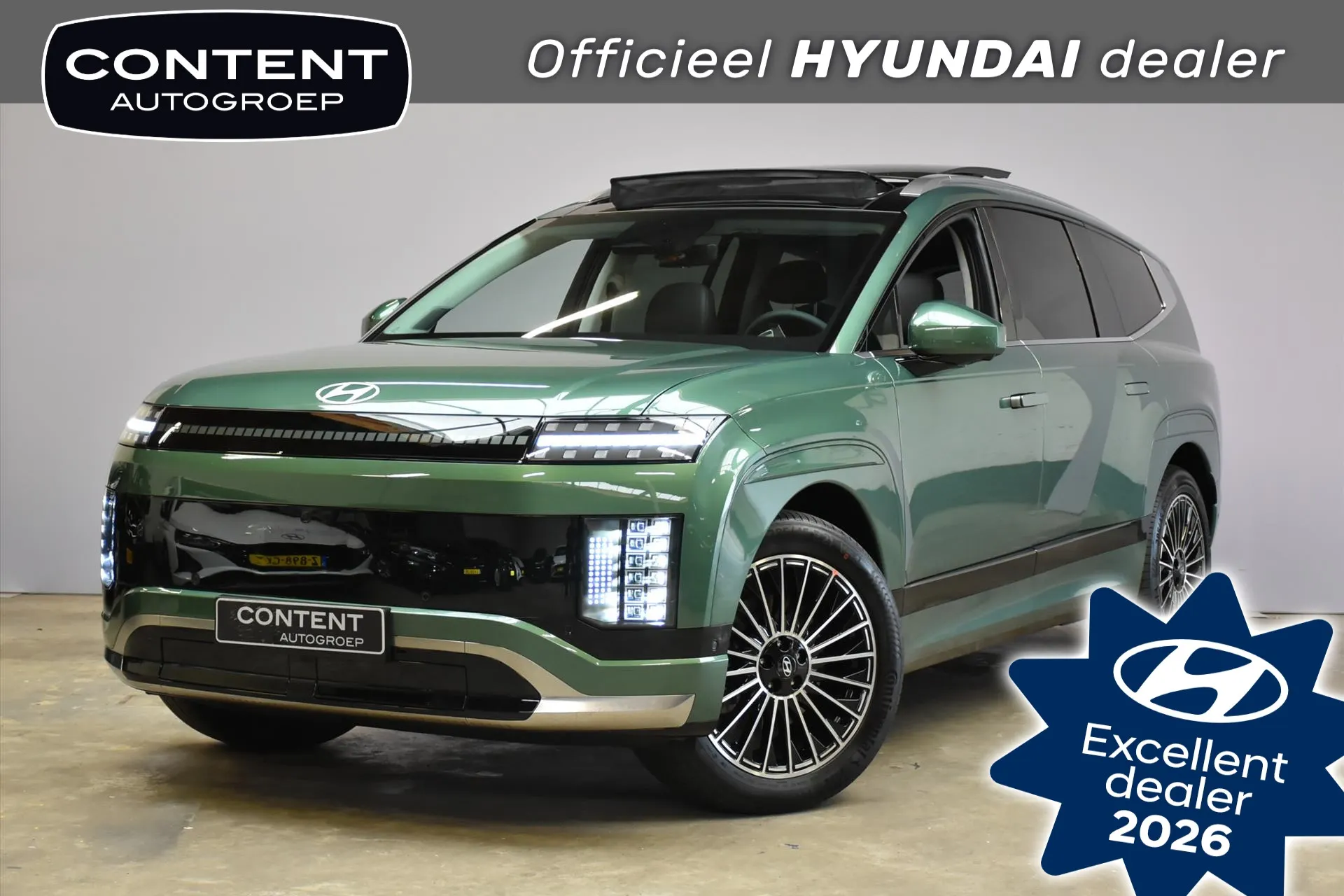 Hyundai IONIQ9 met kenteken 73778 – vooraanzicht
