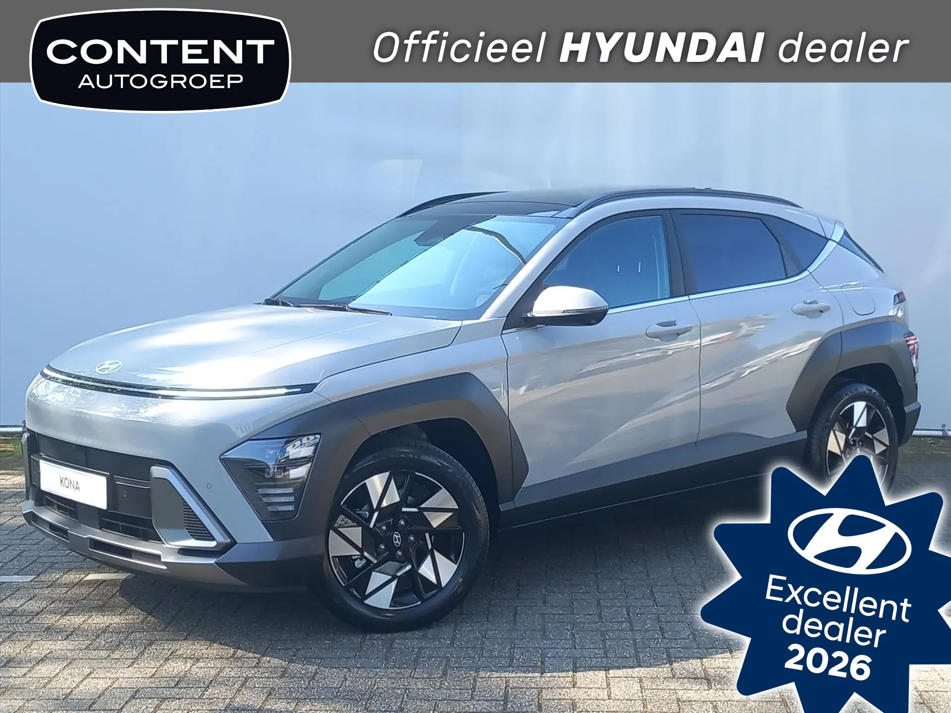 Hyundai Kona met kenteken 78608 – vooraanzicht