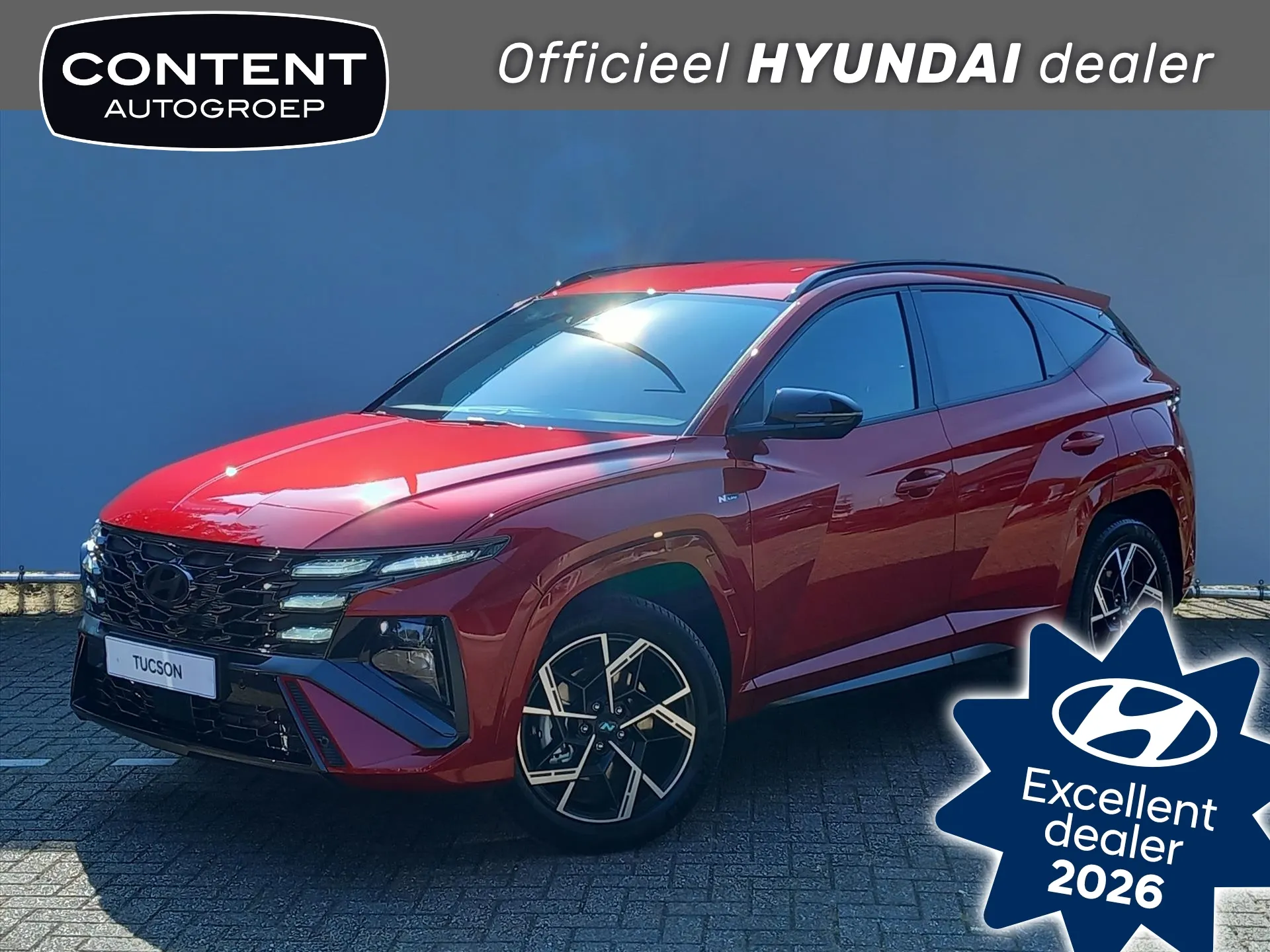 Hyundai Tucson met kenteken 78547 – vooraanzicht