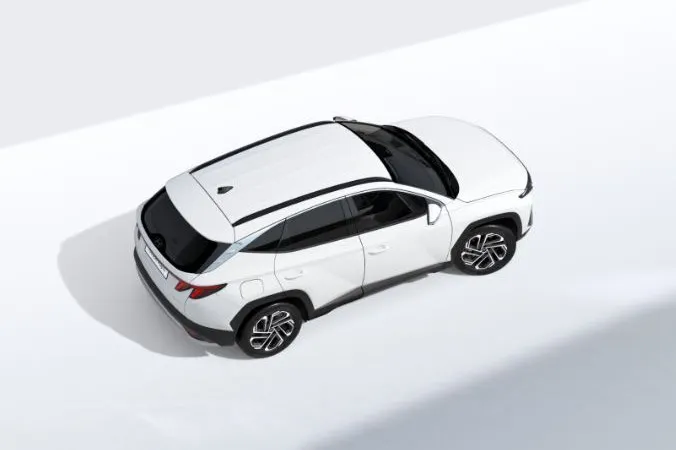 Hyundai Tucson met kenteken 78583 – achteraanzicht