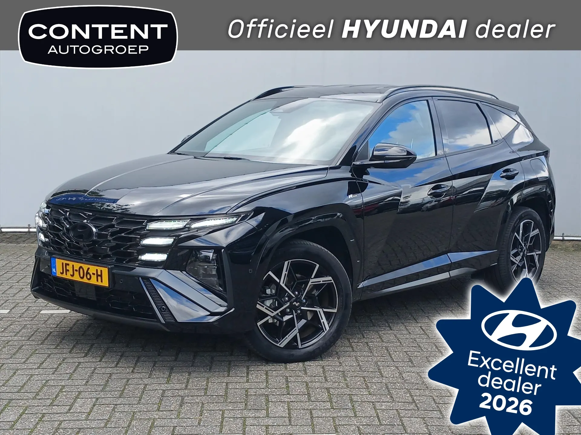 Hyundai Tucson met kenteken JFJ-06-H – vooraanzicht