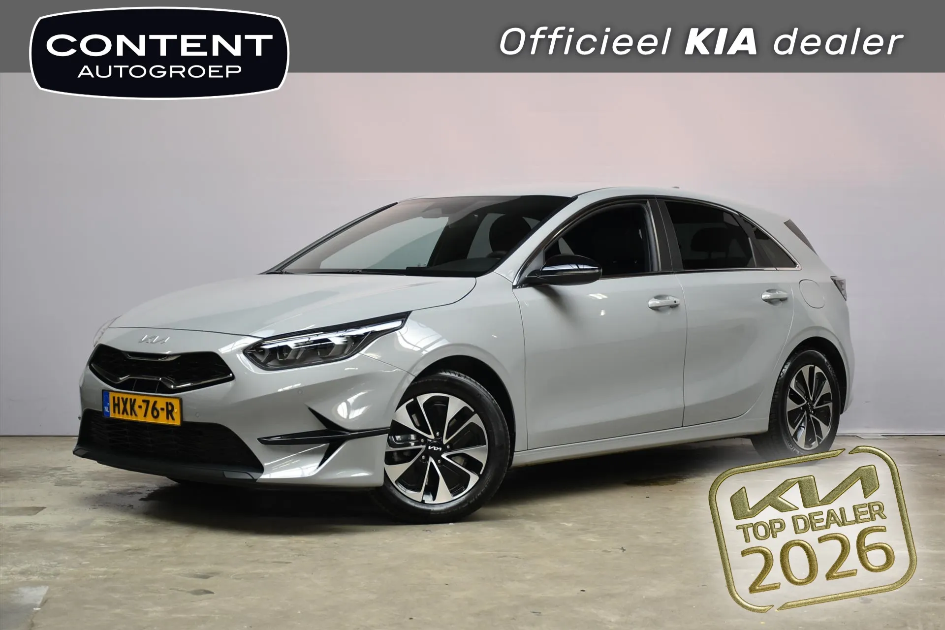 Kia Ceed met kenteken HXK-76-R – vooraanzicht