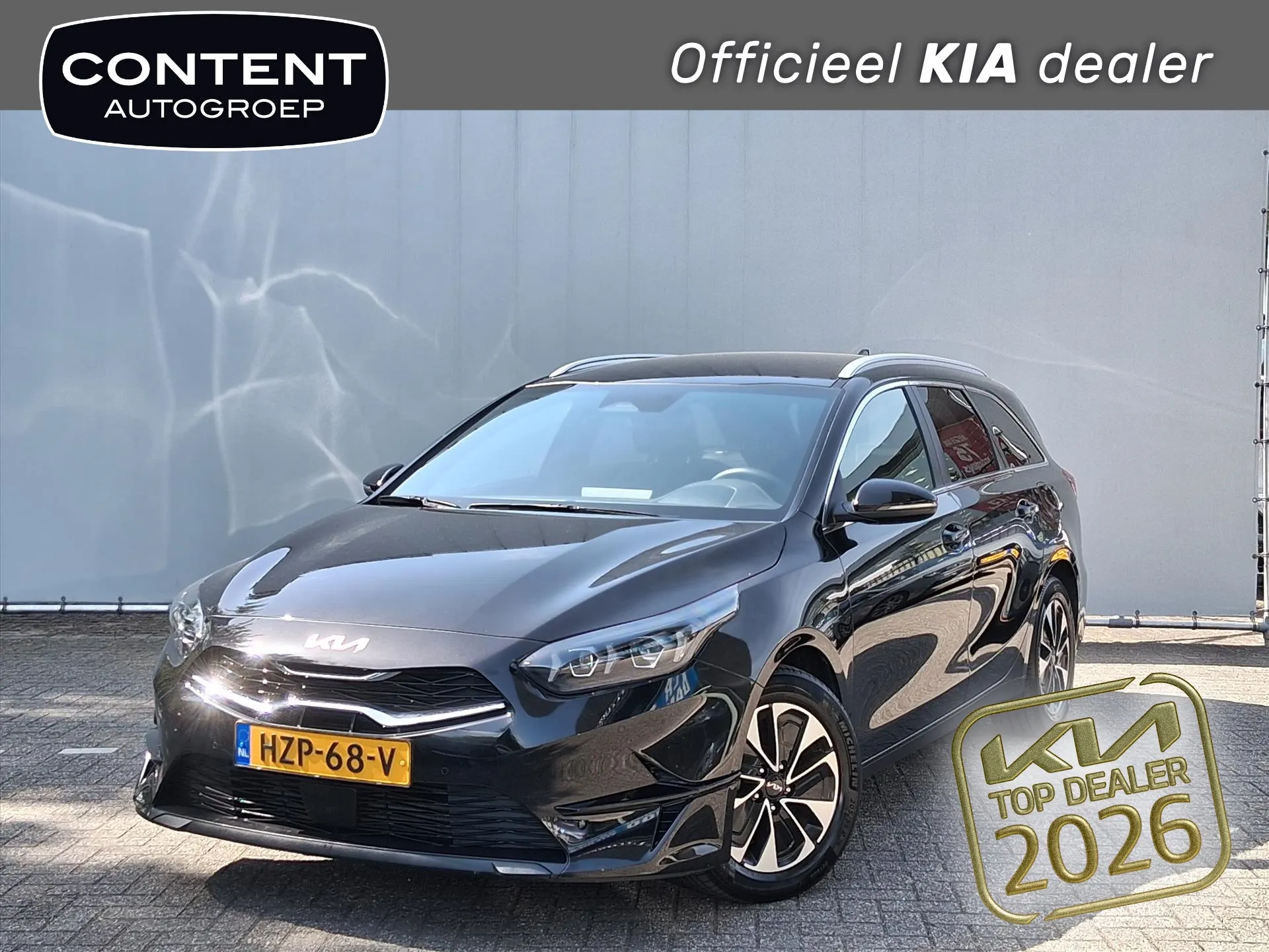 Kia CeedSportswagon met kenteken HZP-68-V – vooraanzicht