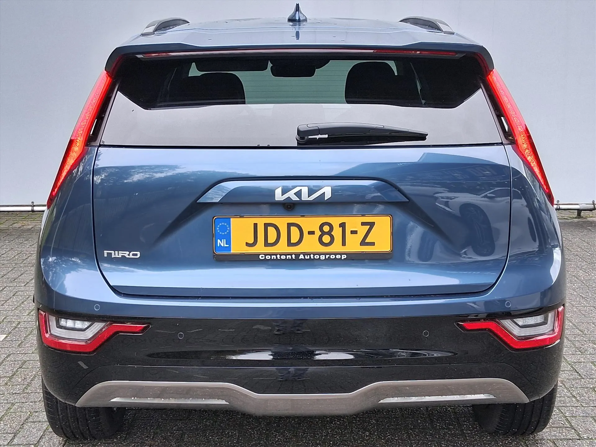 Kia e-Niro met kenteken JDD-81-Z – dashboard