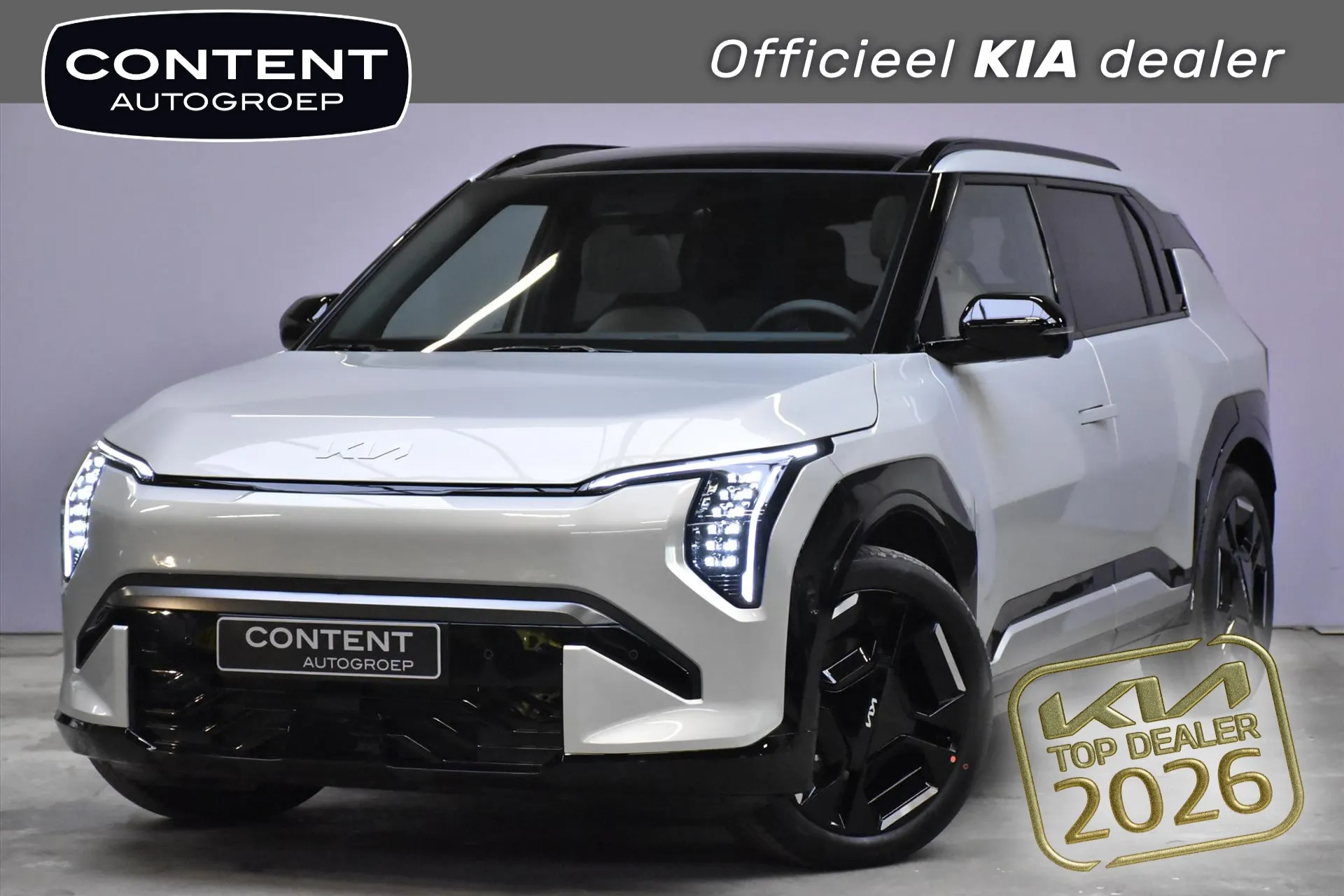 Kia EV3 met kenteken 64117 – vooraanzicht