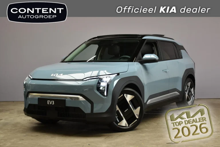 Kia EV3 met kenteken 72887 – vooraanzicht