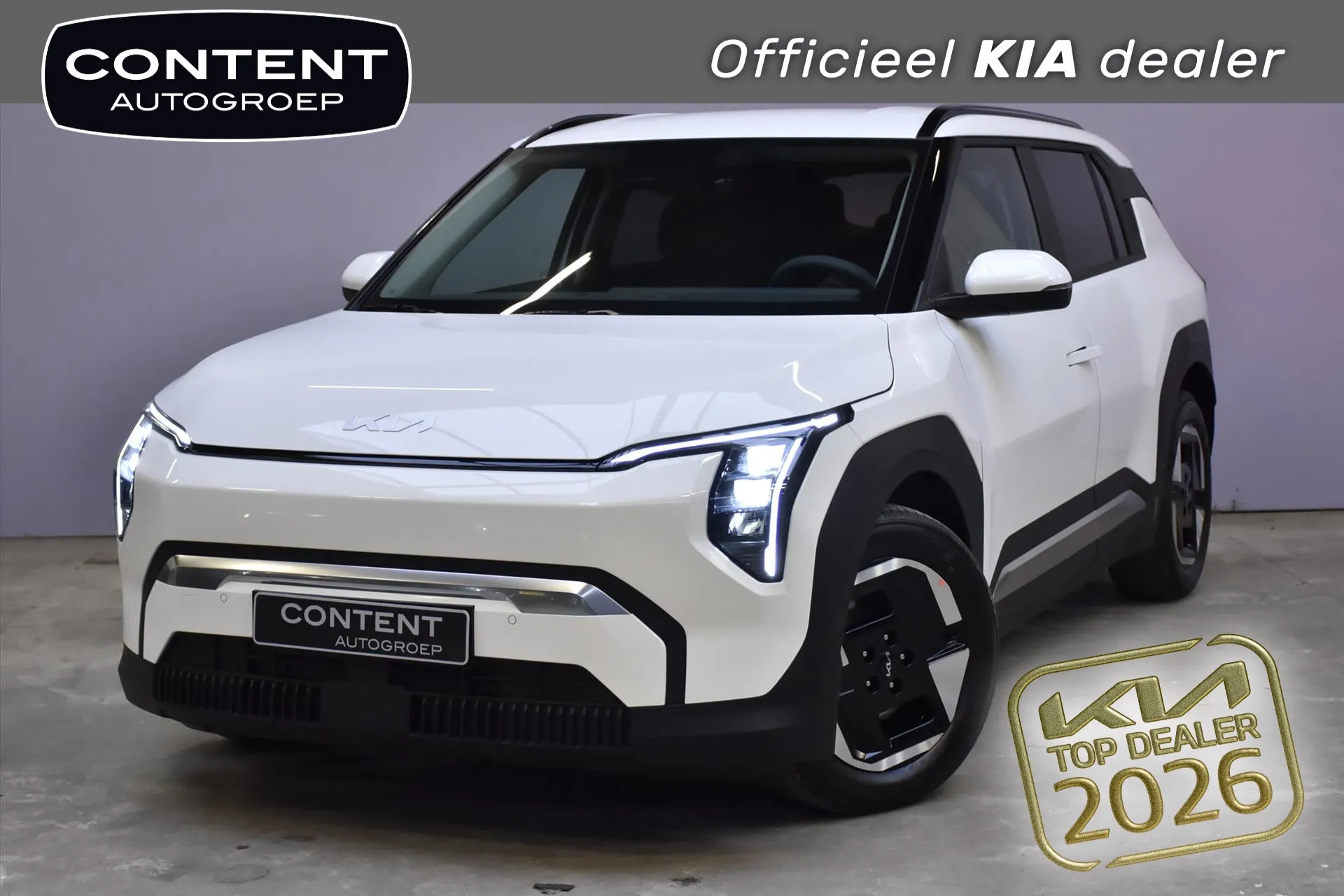 Kia EV3 met kenteken 72938 – vooraanzicht