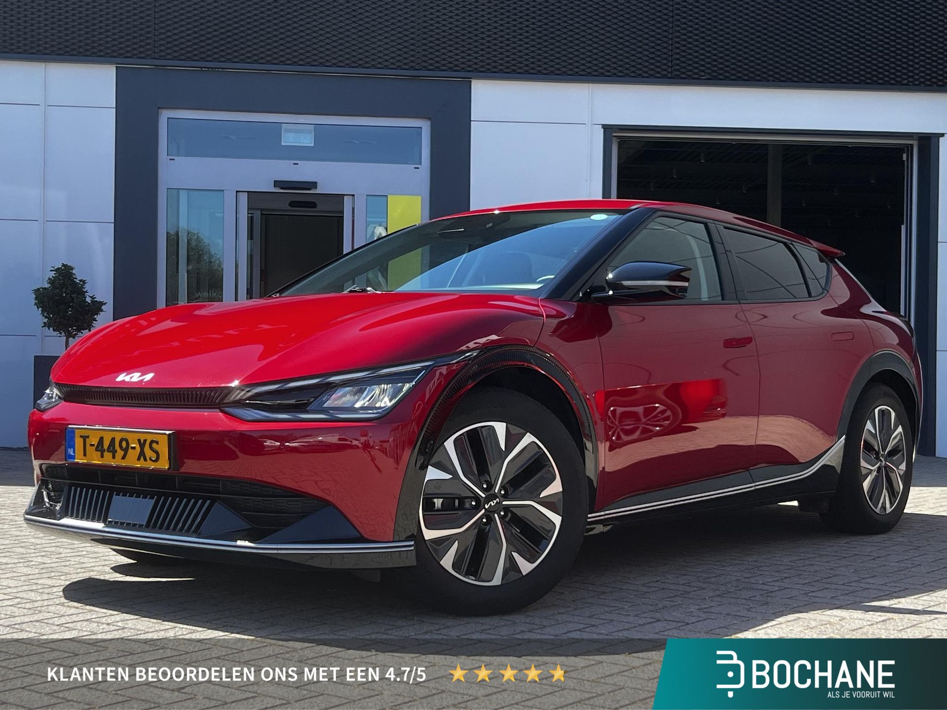 Kia EV6 met kenteken T-449-XS – vooraanzicht