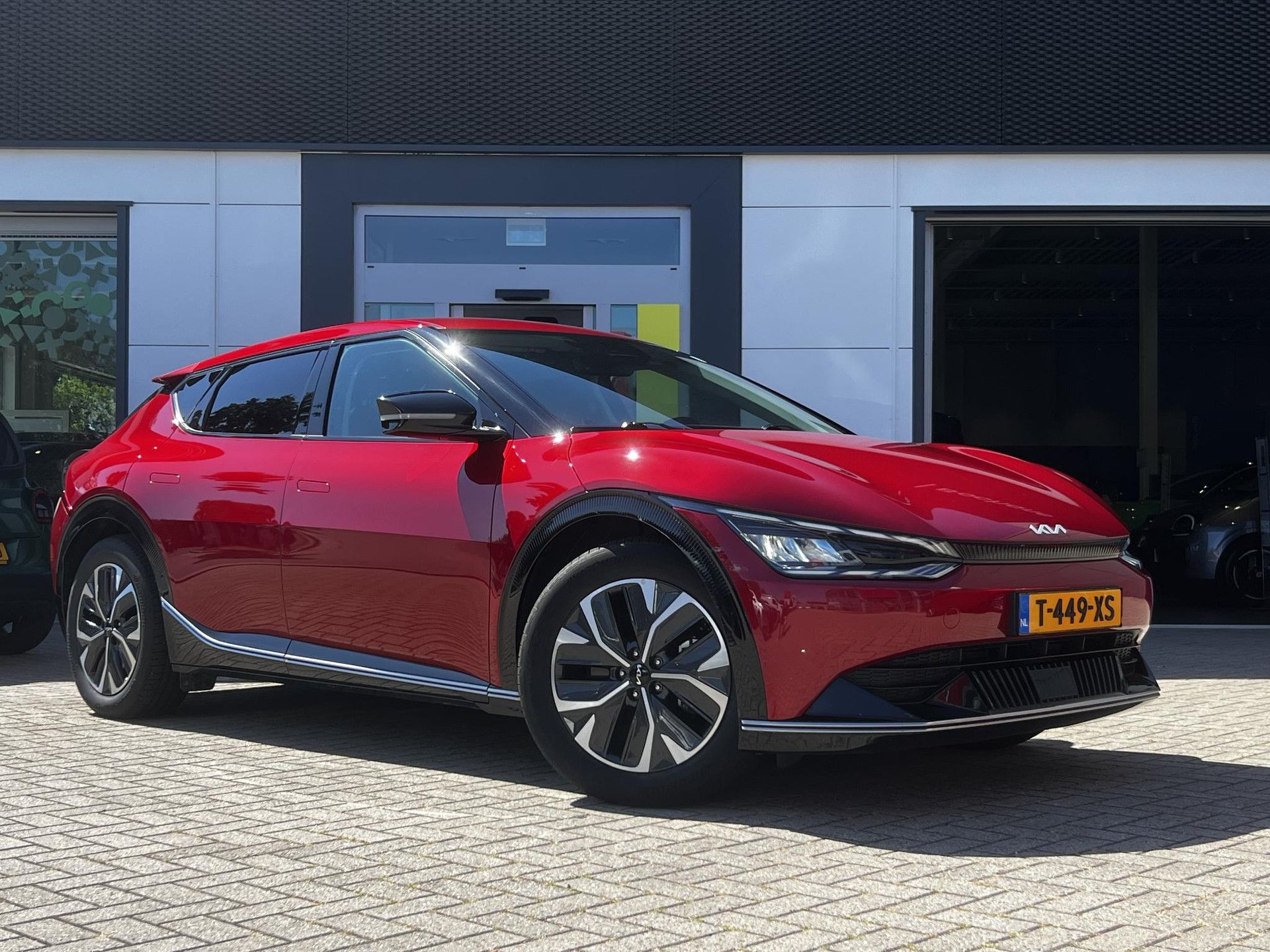 Kia EV6 met kenteken T-449-XS – detailfoto