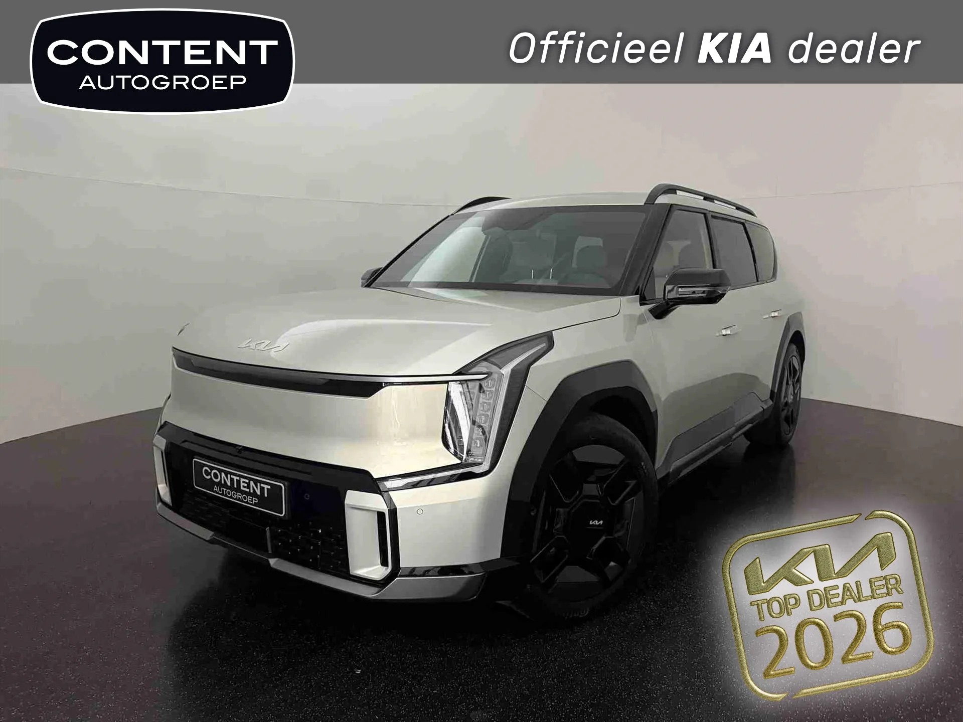Kia EV9 met kenteken 78466 – vooraanzicht