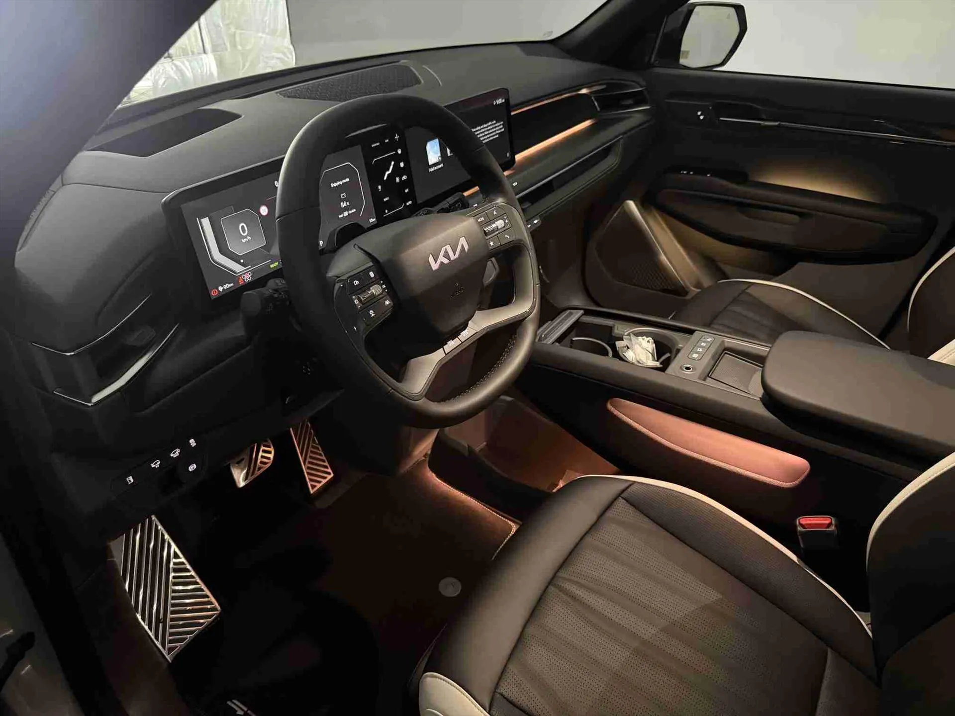 Kia EV9 met kenteken 78466 – interieur