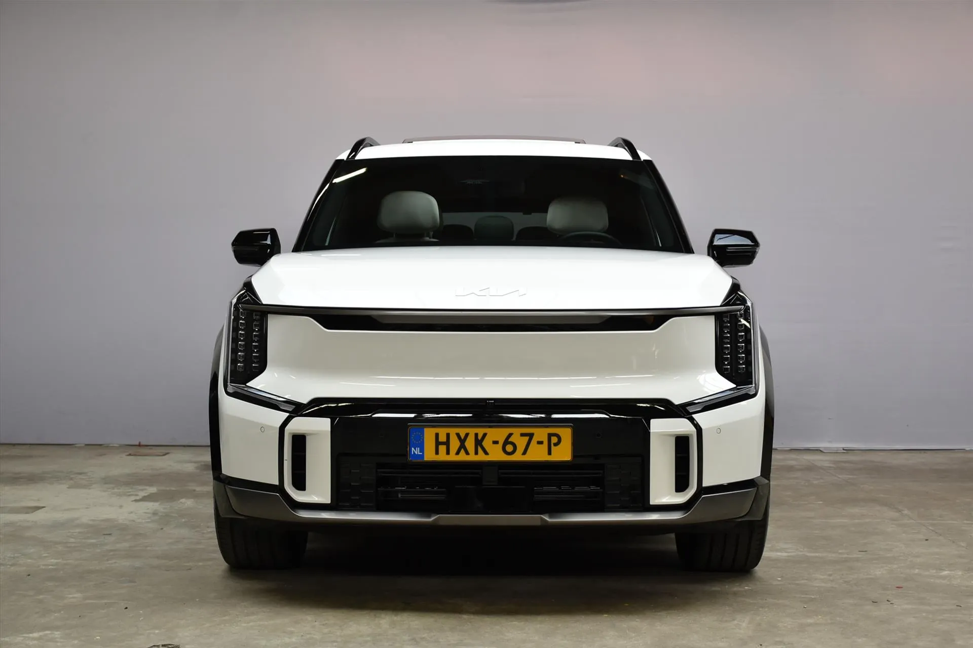 Kia EV9 met kenteken HXK-67-P – interieur