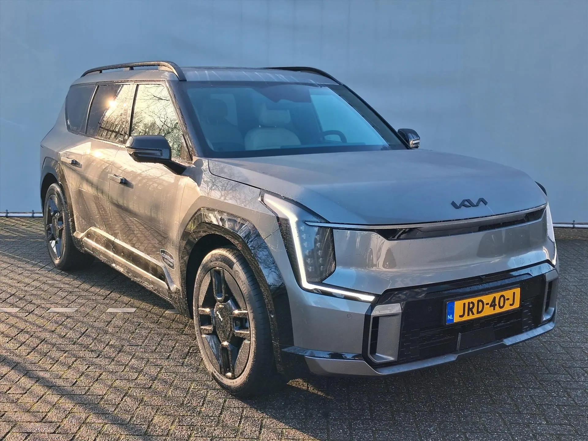Kia EV9 met kenteken JRD-40-J – achteraanzicht