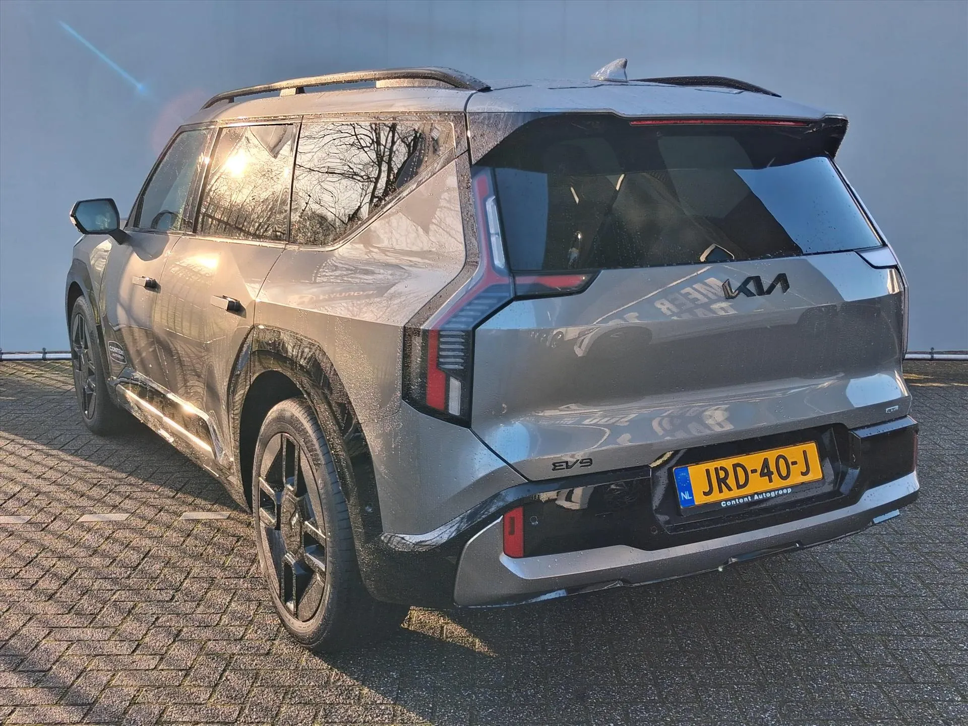 Kia EV9 met kenteken JRD-40-J – detailfoto