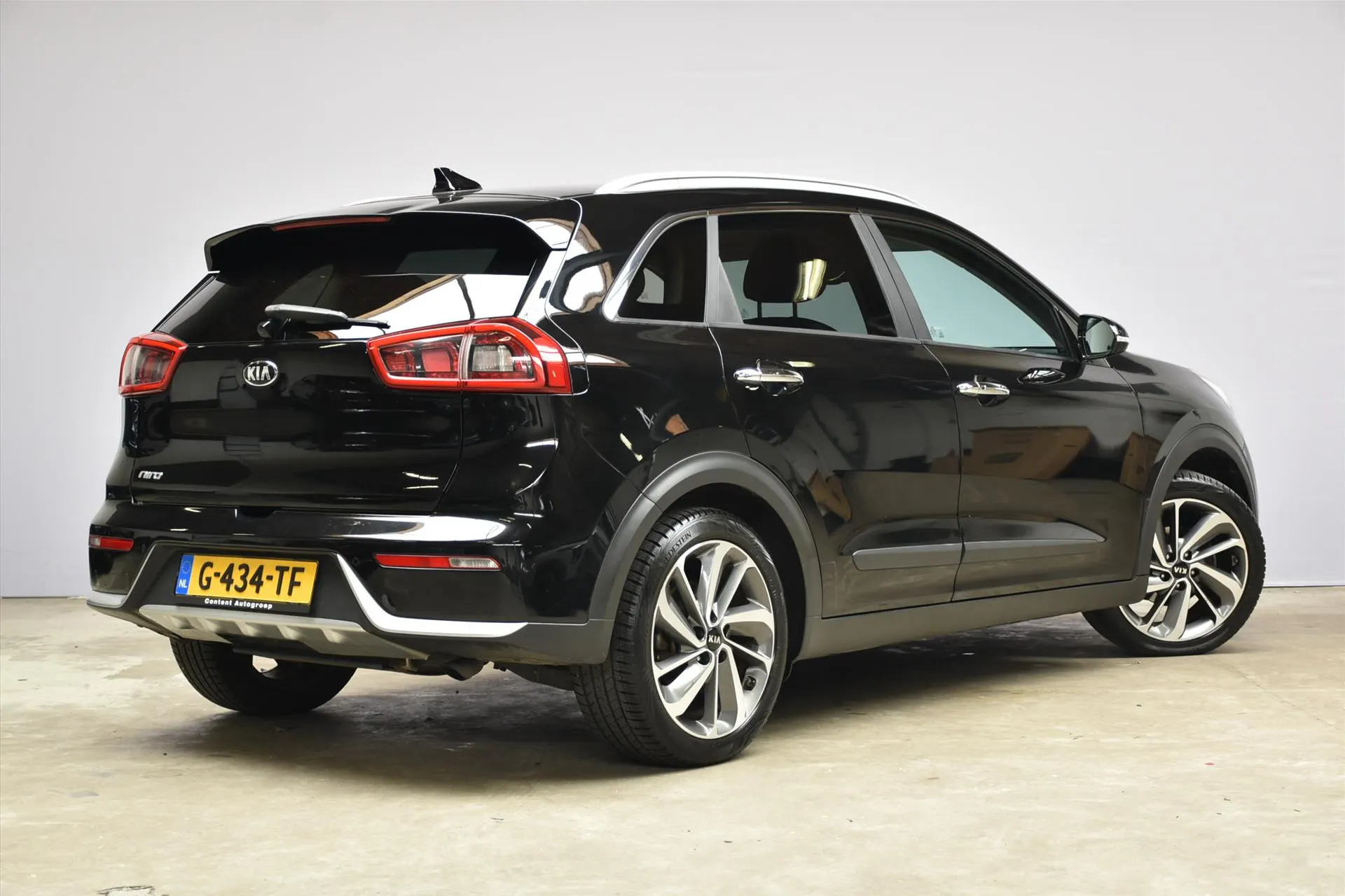 Kia Niro met kenteken G-434-TF – detailfoto