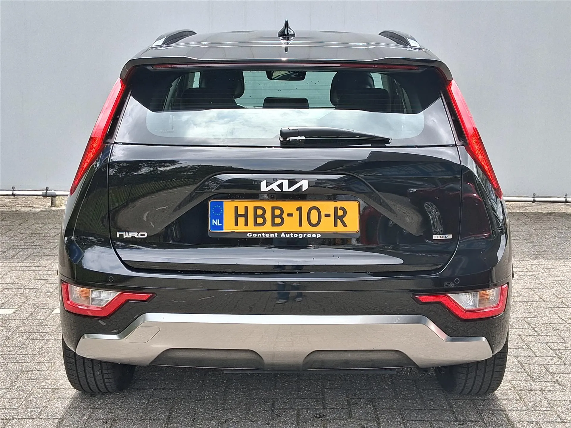 Kia Niro met kenteken HBB-10-R – dashboard