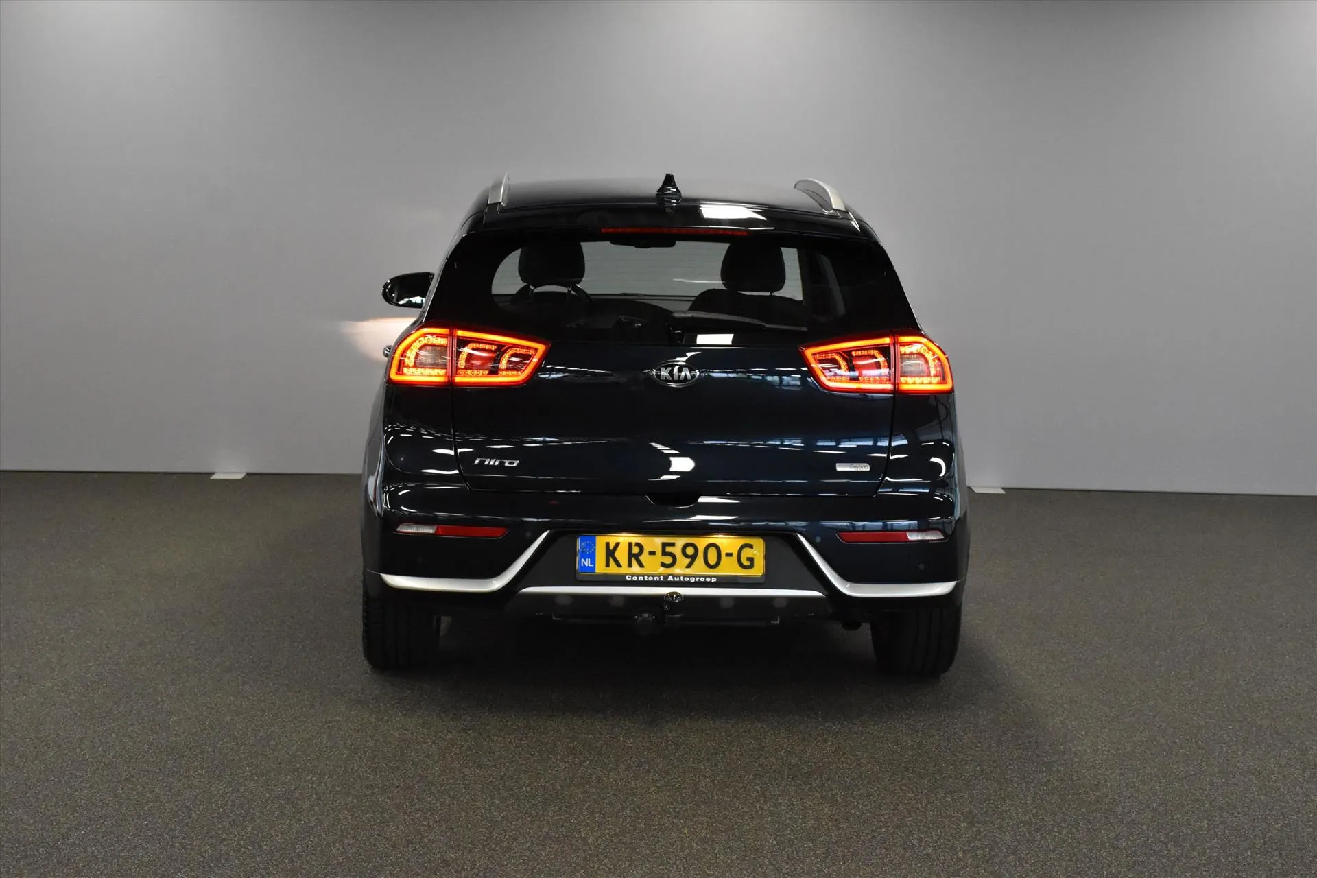 Kia Niro met kenteken KR-590-G – dashboard