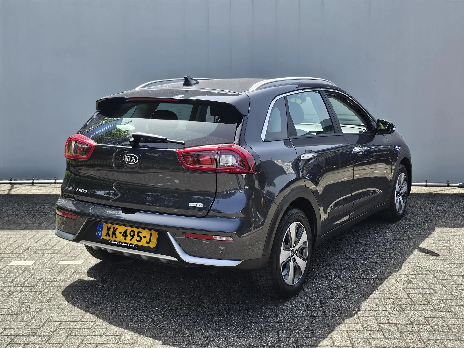 Kia Niro met kenteken XK-495-J – dashboard