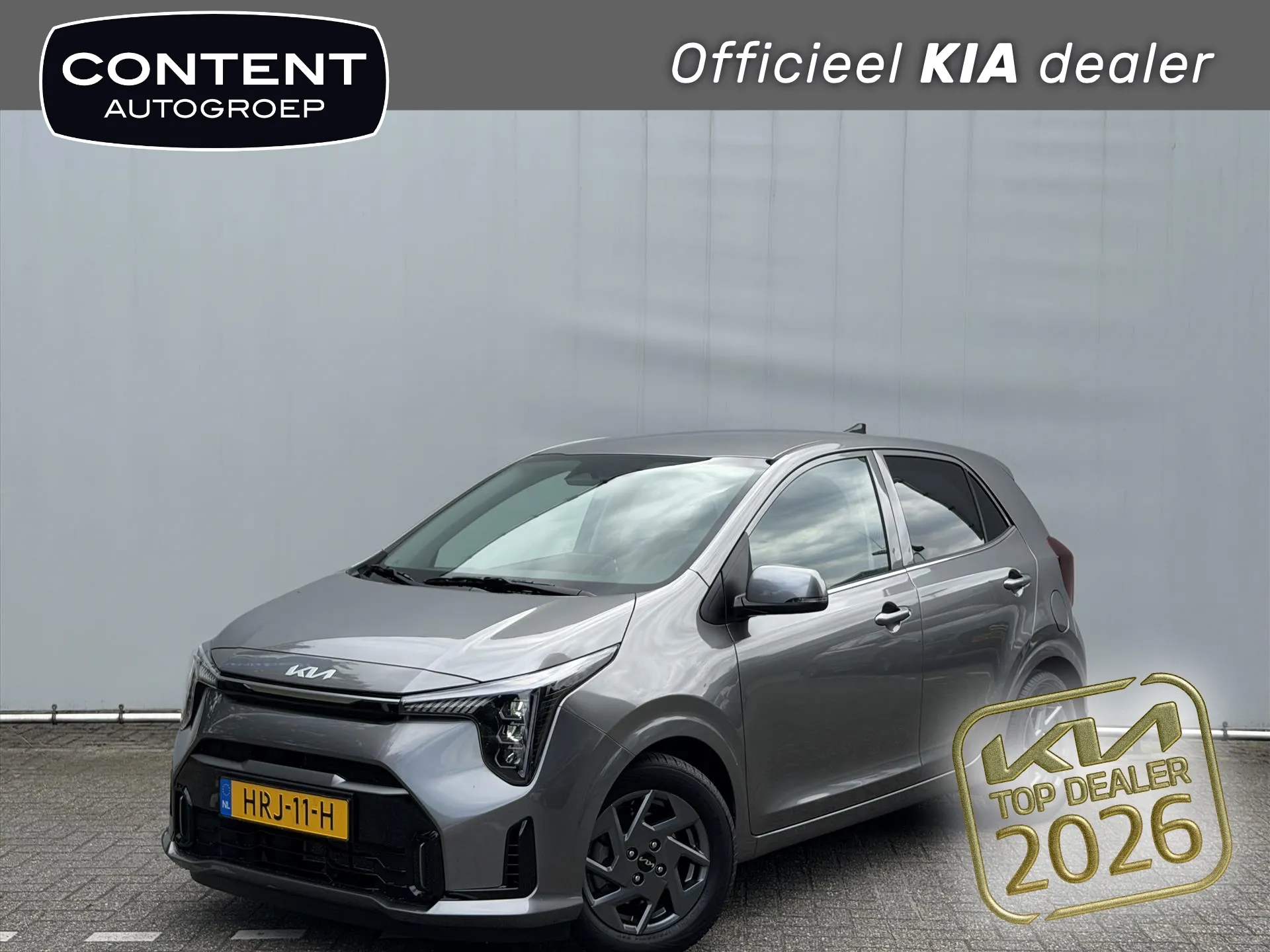 Kia Picanto met kenteken HRJ-11-H – vooraanzicht