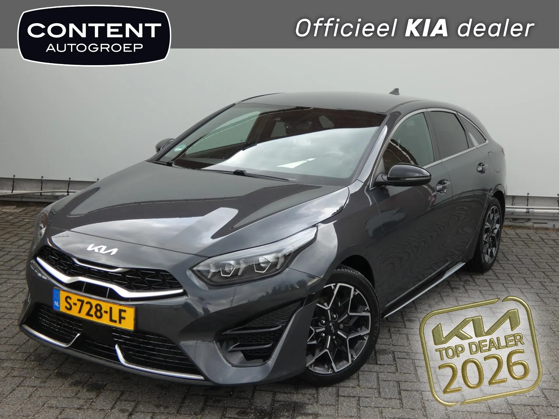 Kia ProCeed met kenteken S-728-LF – vooraanzicht