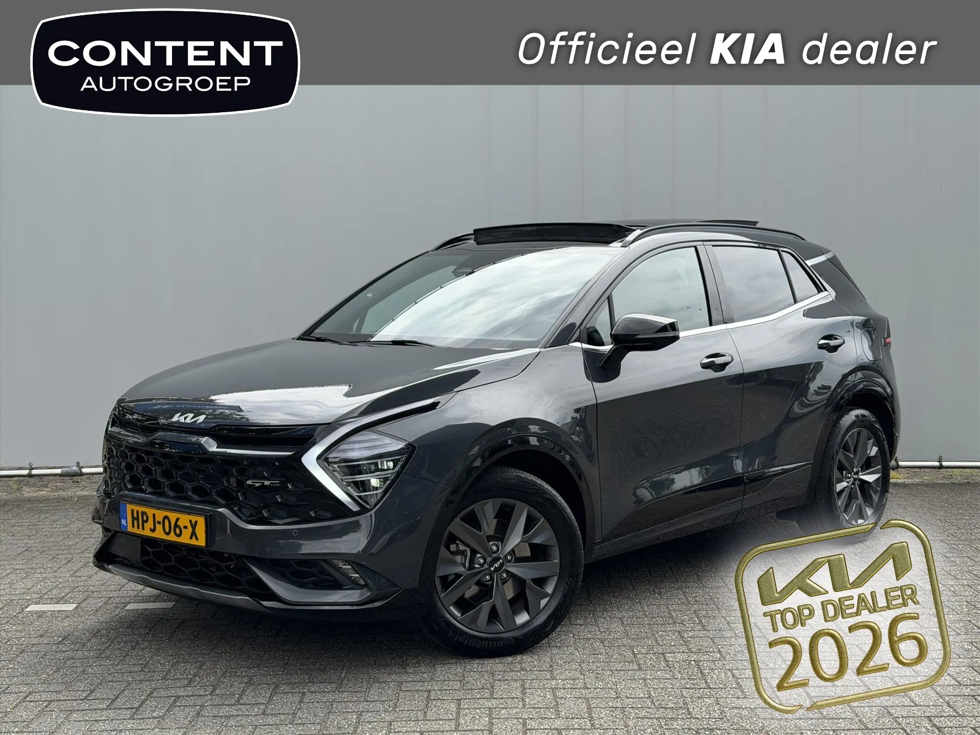 Kia Sportage met kenteken HPJ-06-X – vooraanzicht