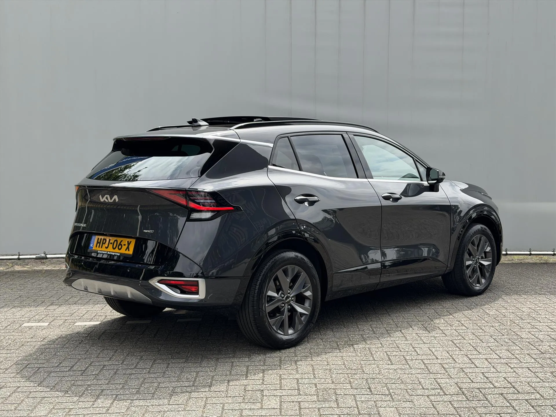 Kia Sportage met kenteken HPJ-06-X – detailfoto