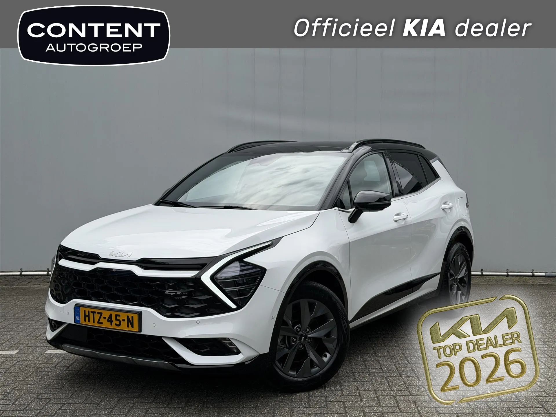 Kia Sportage met kenteken HTZ-45-N – vooraanzicht