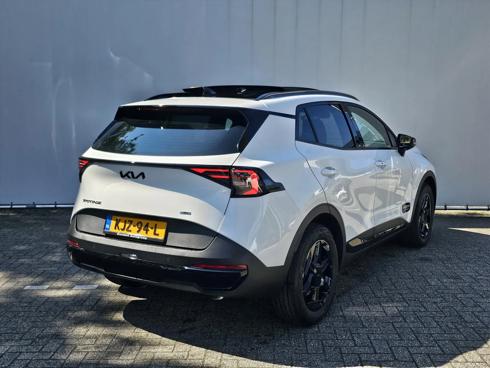 Kia Sportage met kenteken KJZ-94-L – dashboard