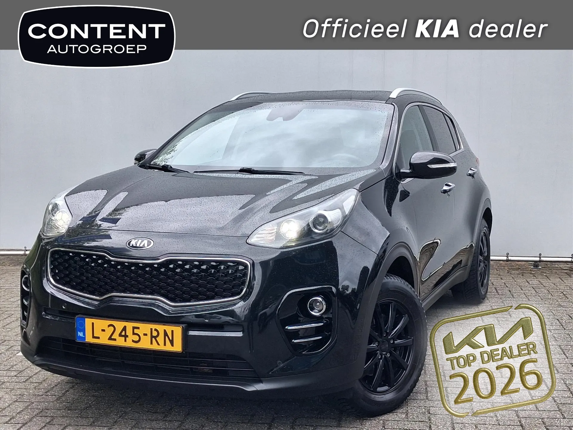 Kia Sportage met kenteken L-245-RN – vooraanzicht
