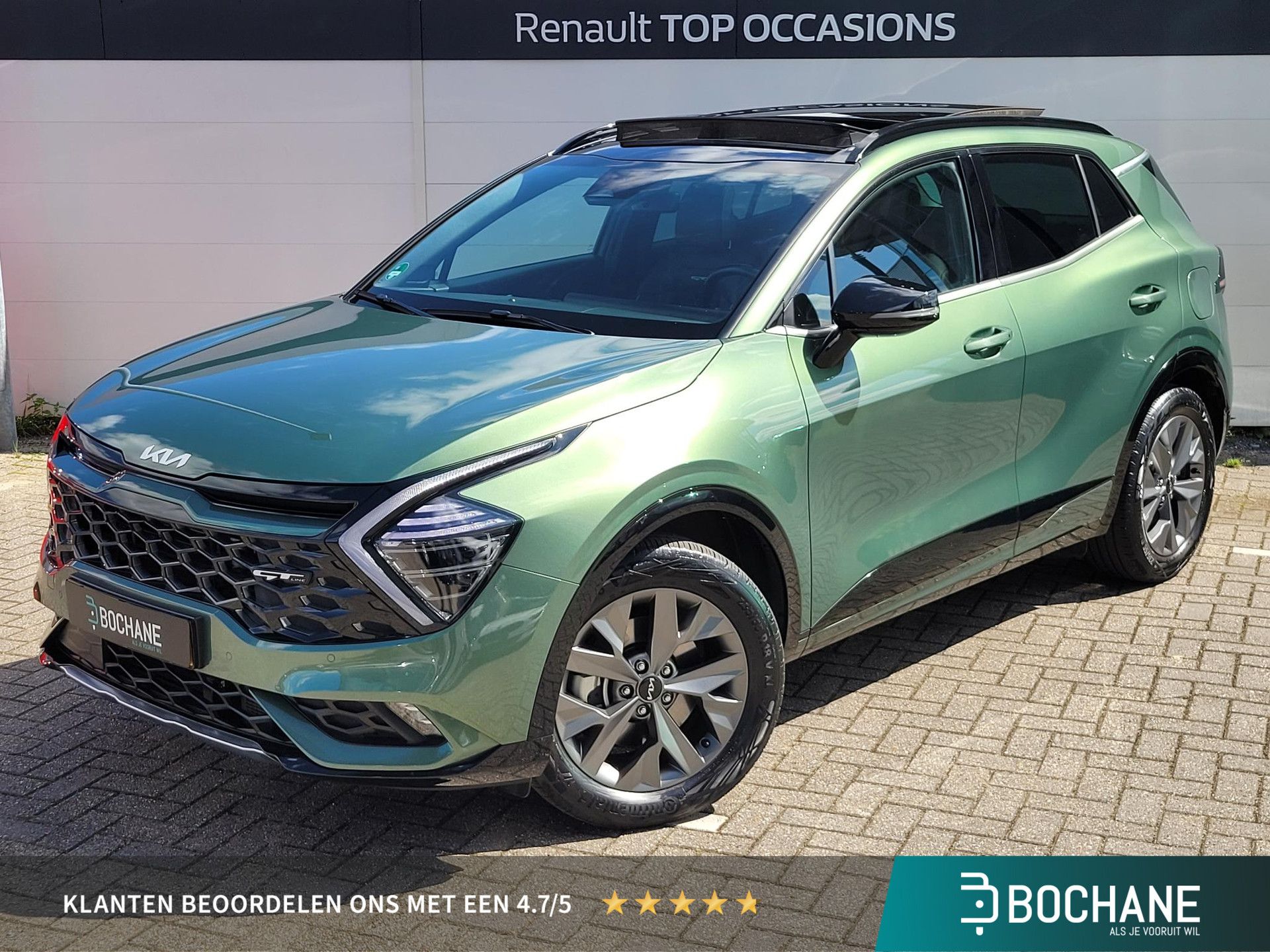 Kia Sportage met kenteken X-358-XZ – vooraanzicht