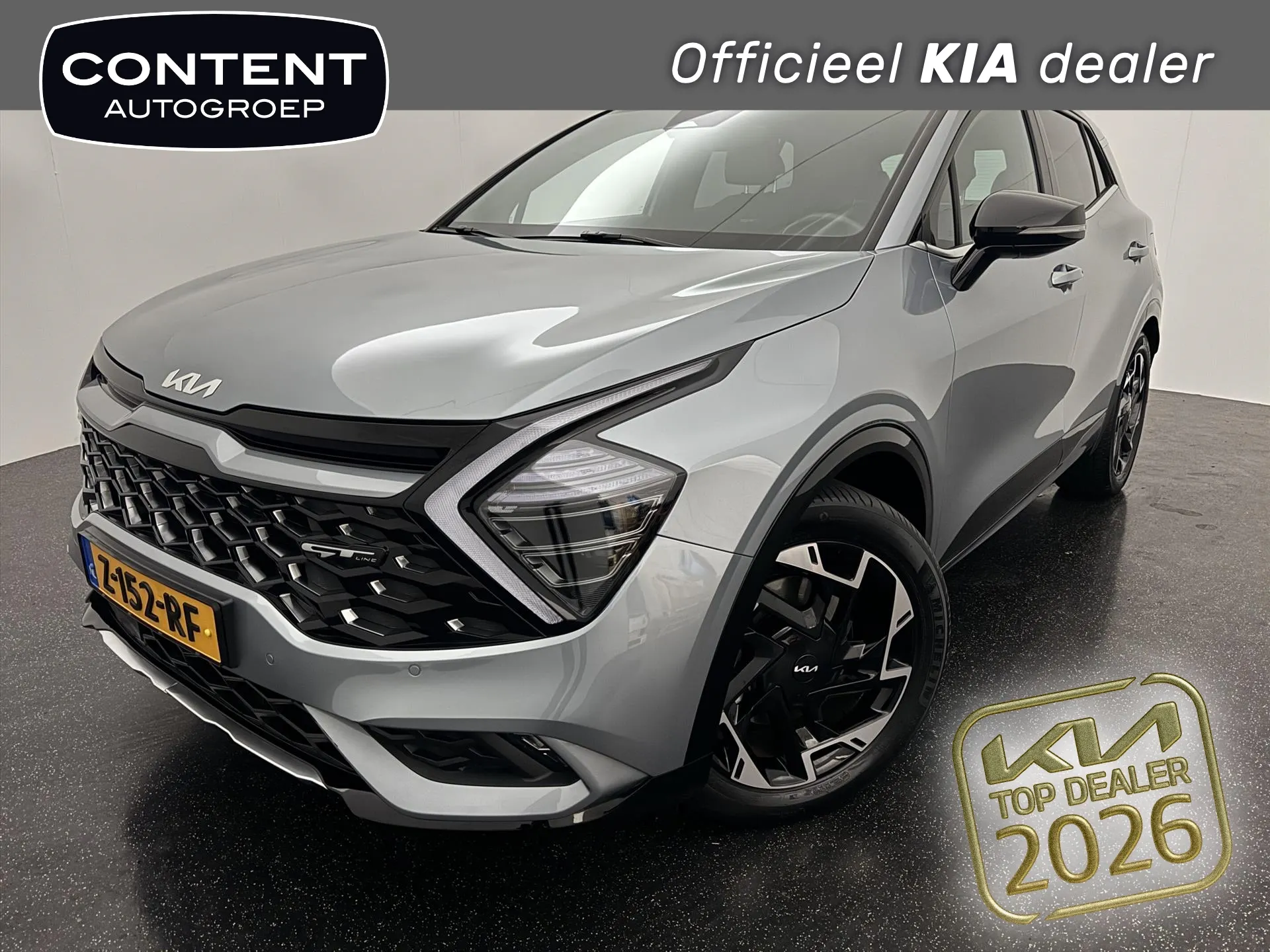 Kia Sportage met kenteken Z-152-RF – vooraanzicht