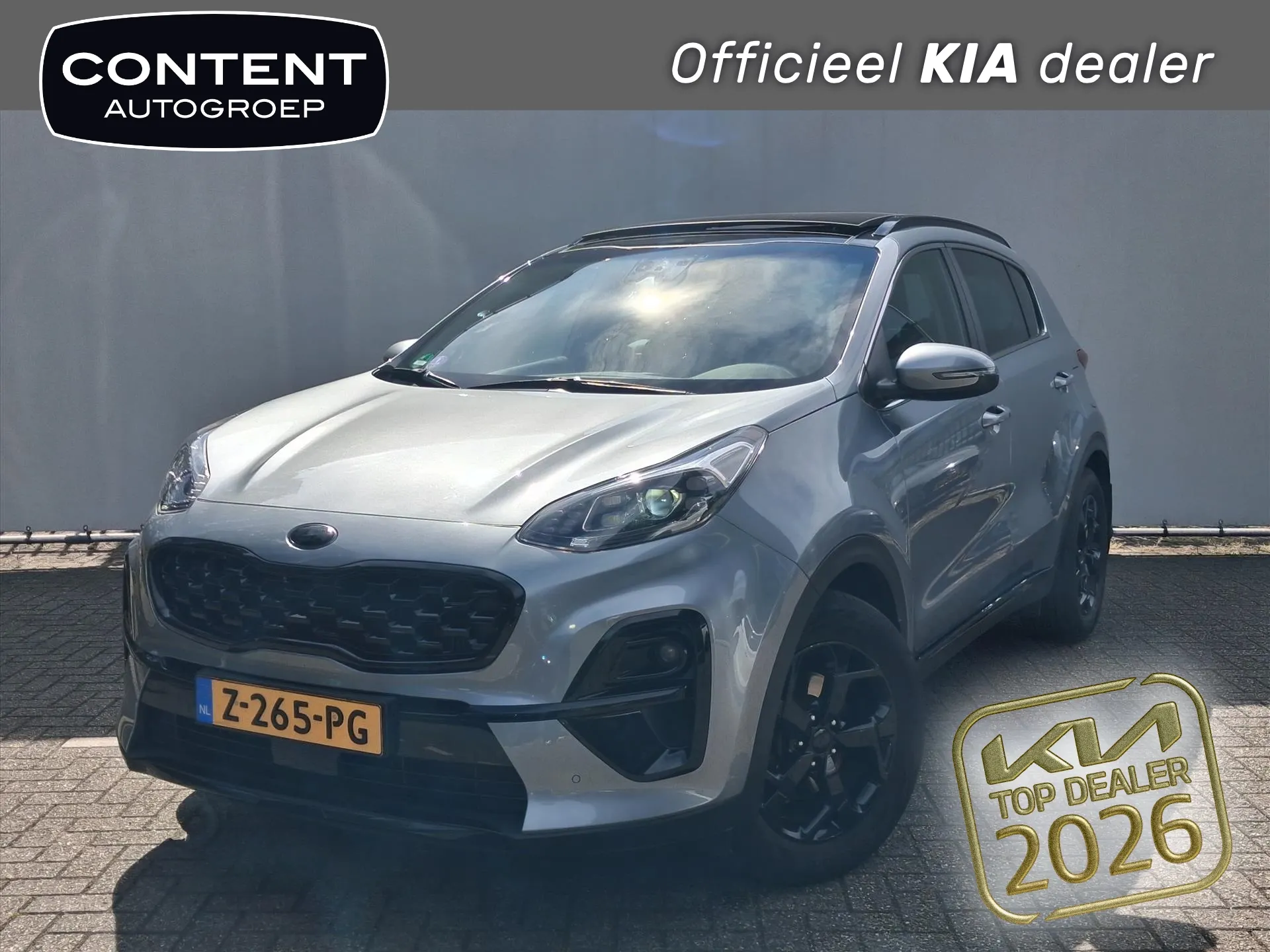 Kia Sportage met kenteken Z-265-PG – vooraanzicht