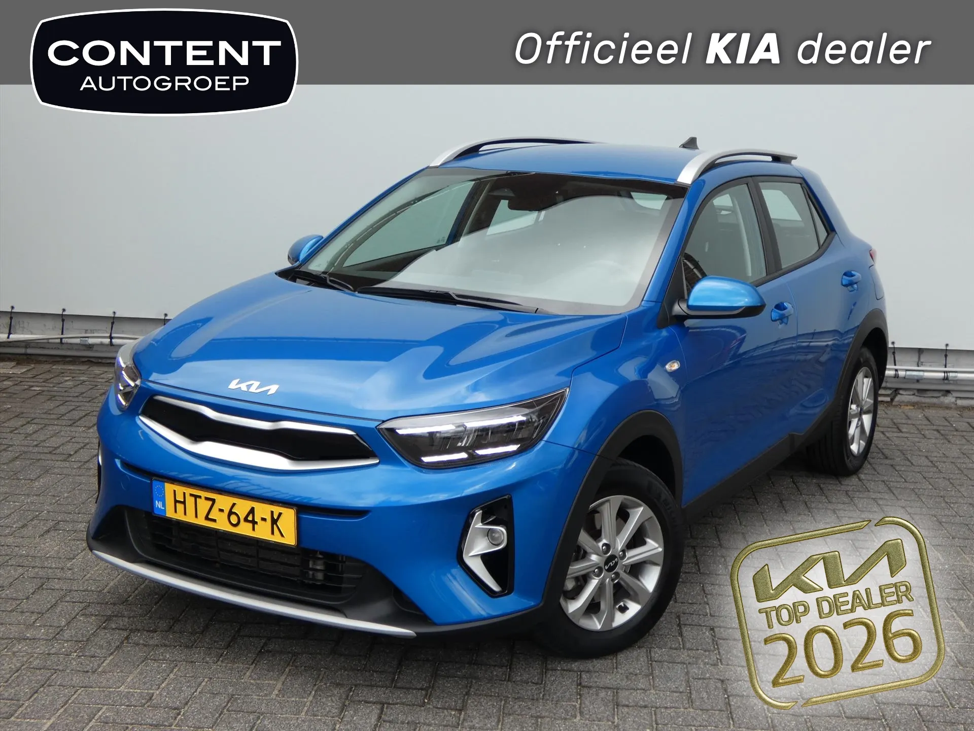 Kia Stonic met kenteken HTZ-64-K – vooraanzicht