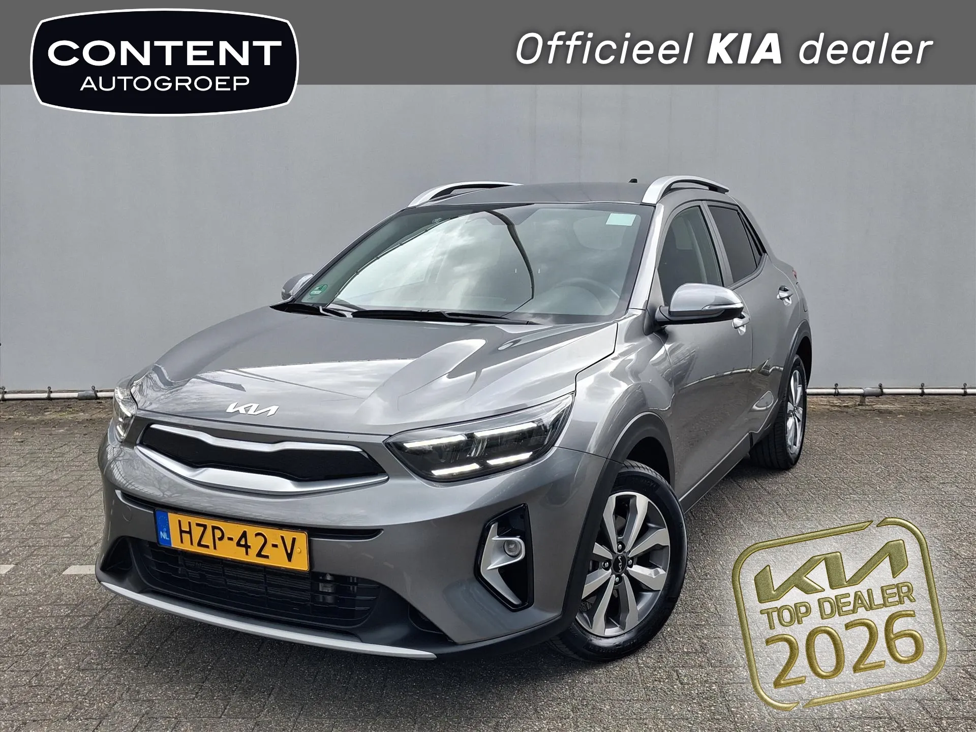 Kia Stonic met kenteken HZP-42-V – vooraanzicht