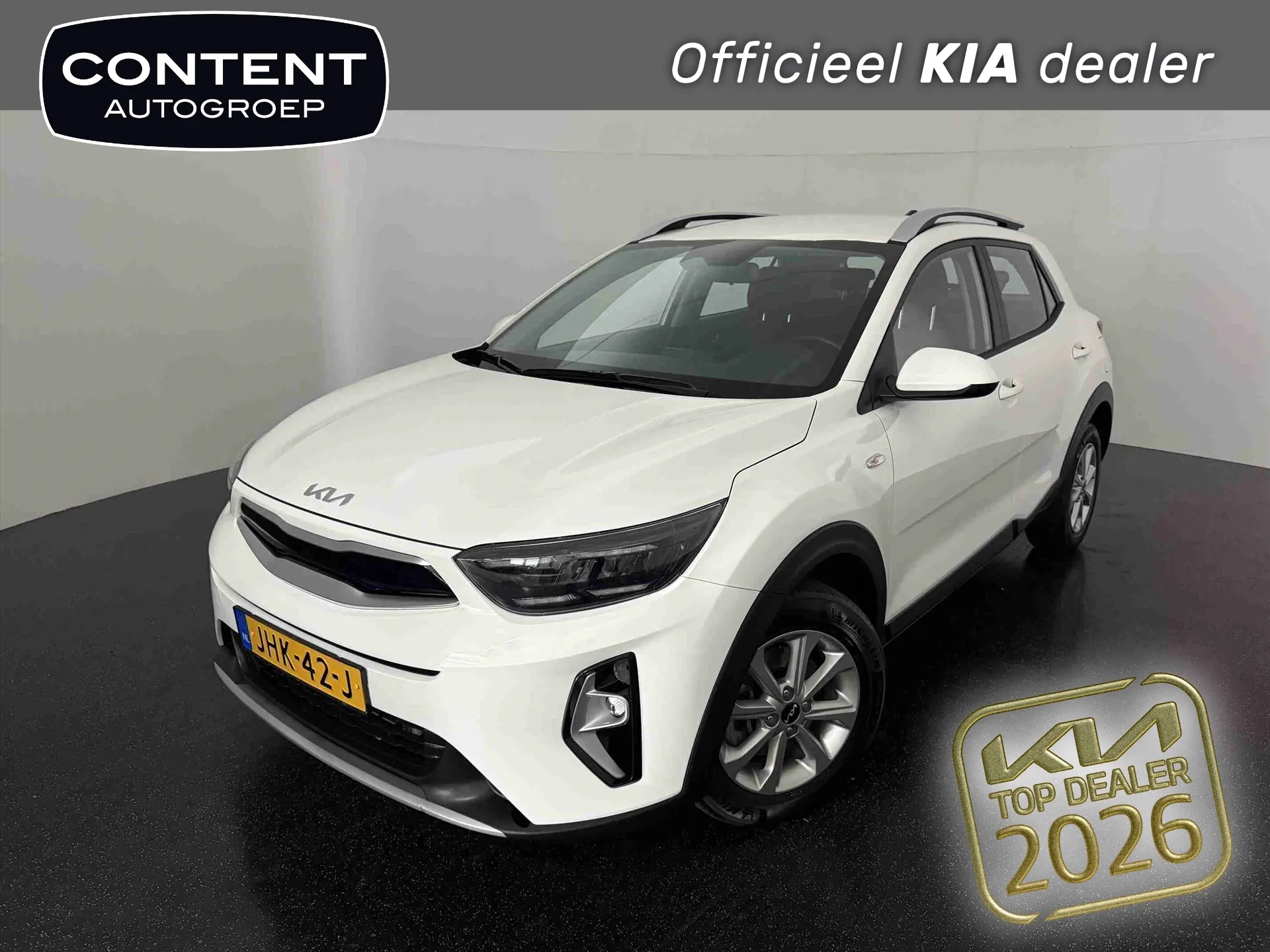 Kia Stonic met kenteken JHK-42-J – vooraanzicht