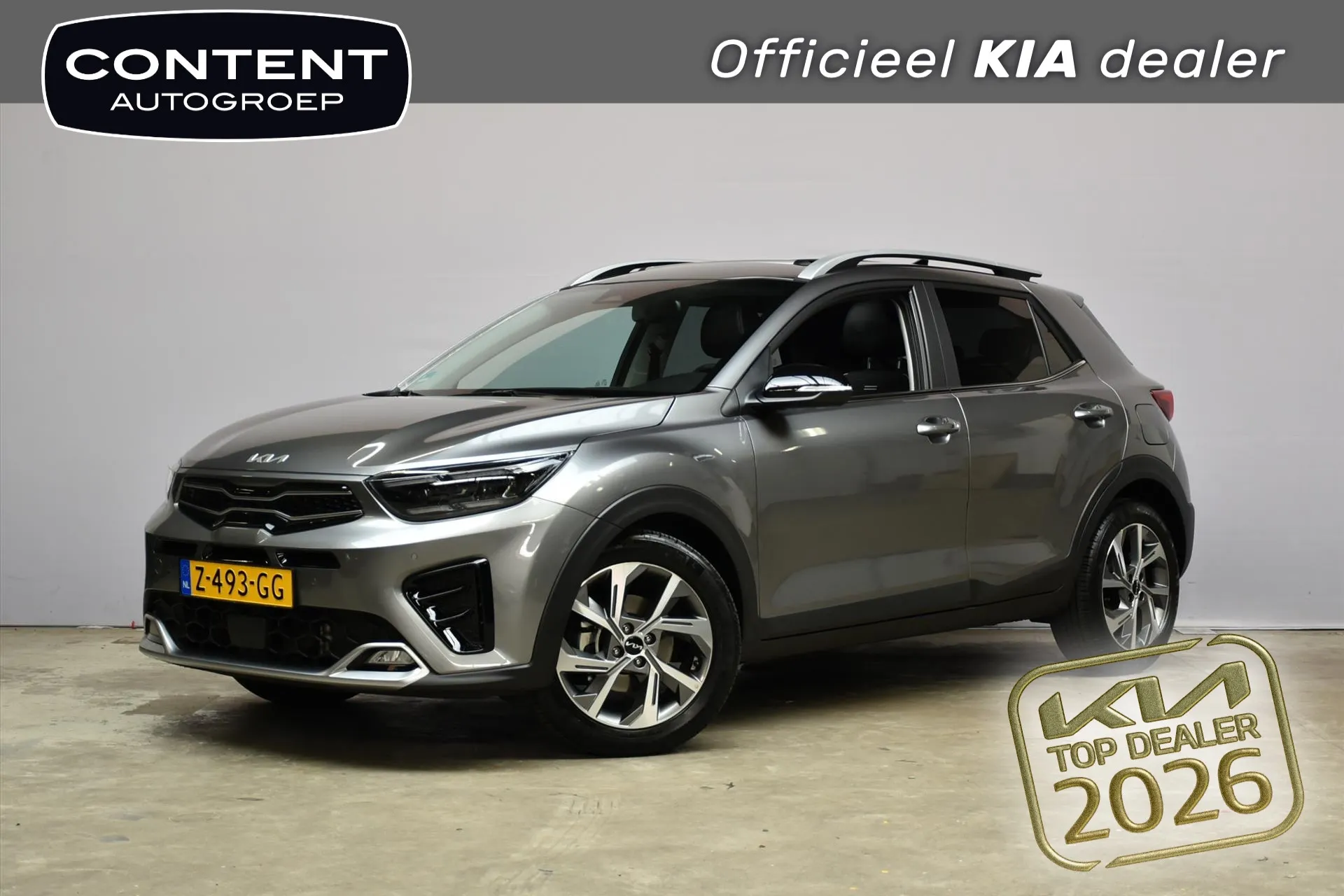 Kia Stonic met kenteken Z-493-GG – vooraanzicht