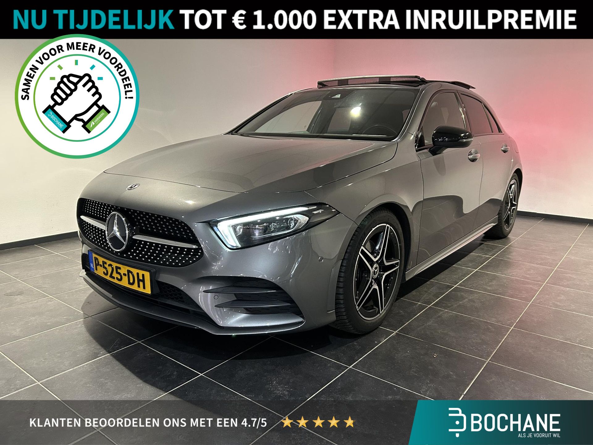 Mercedes-Benz A-Klasse financial lease – kenteken P-525-DH