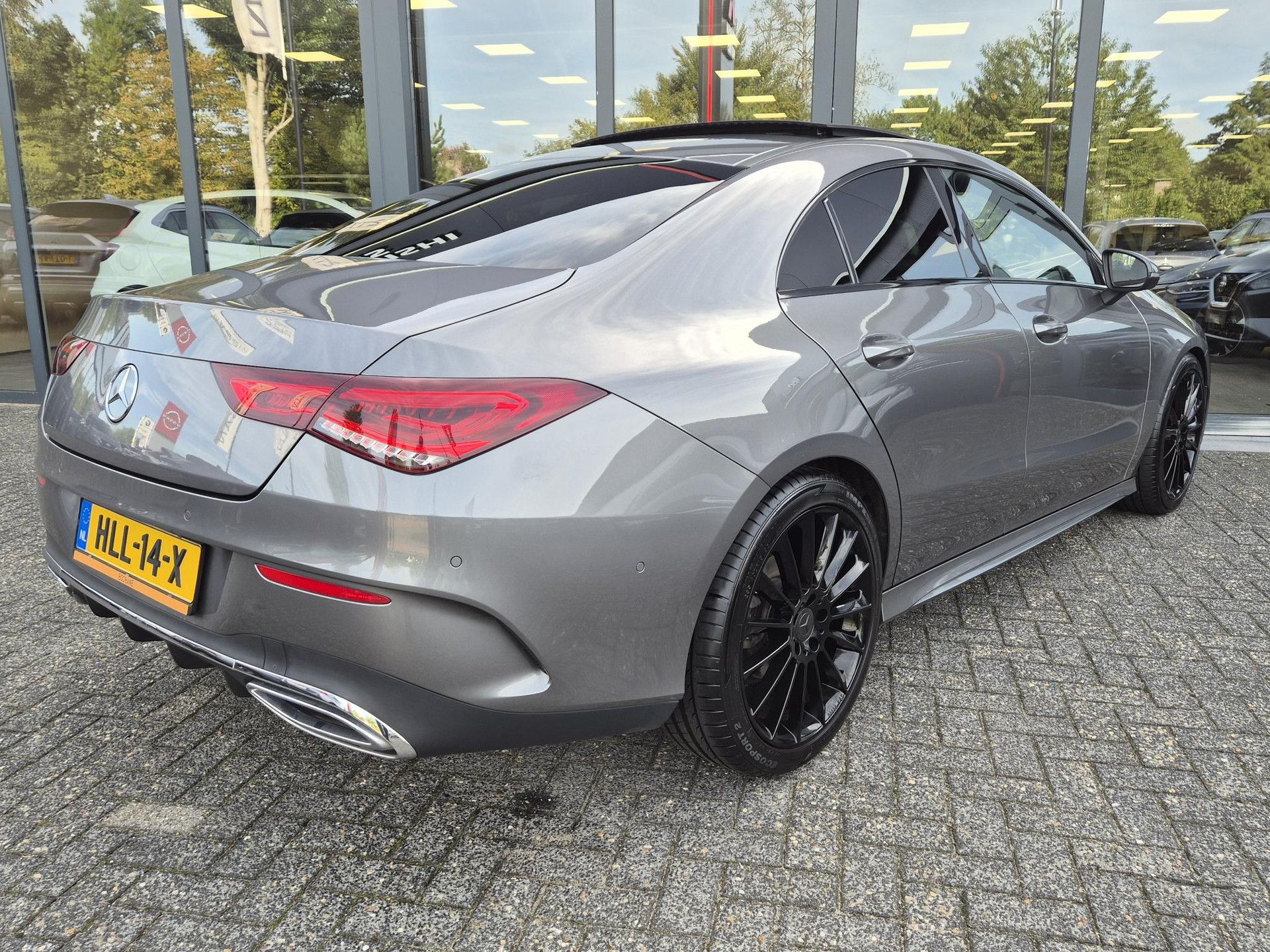 Mercedes-Benz CLA met kenteken HLL-14-X – achteraanzicht