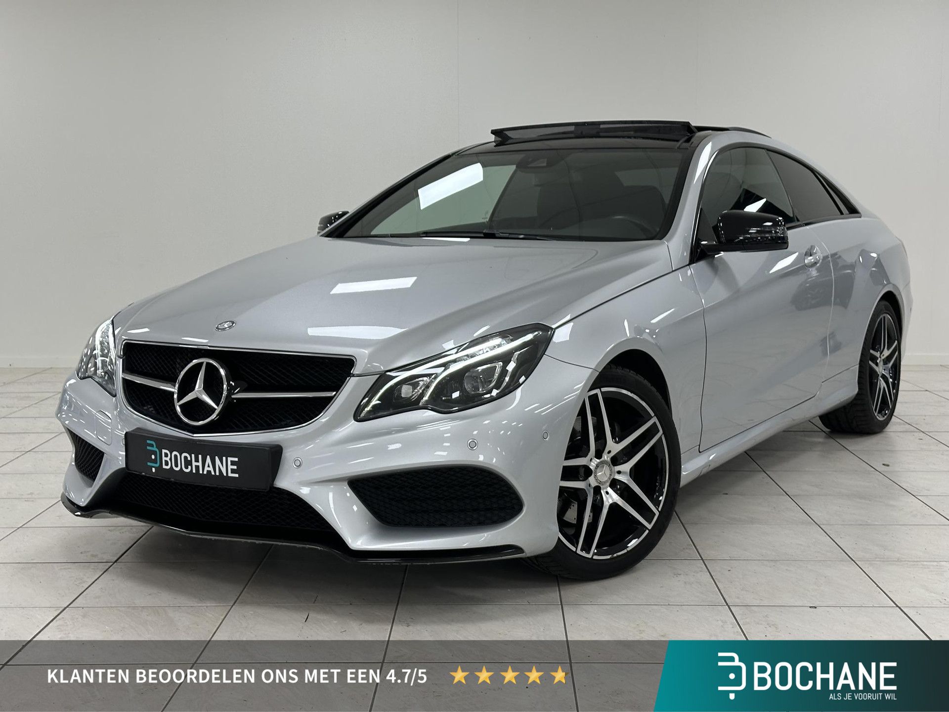 Mercedes-Benz E-Klasse met kenteken K-258-PX – vooraanzicht