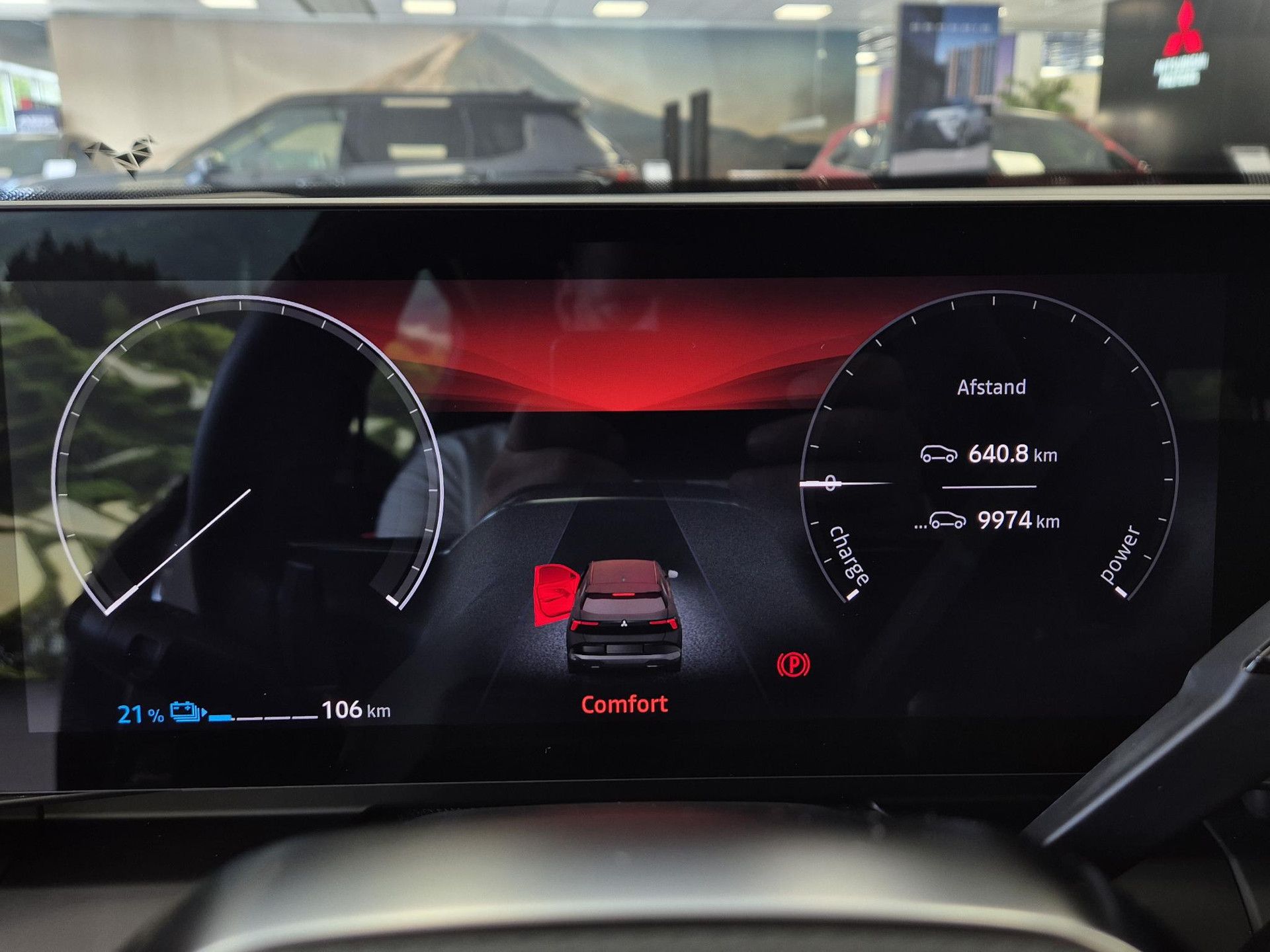Mitsubishi EclipseCross met kenteken JNP-64-F – dashboard