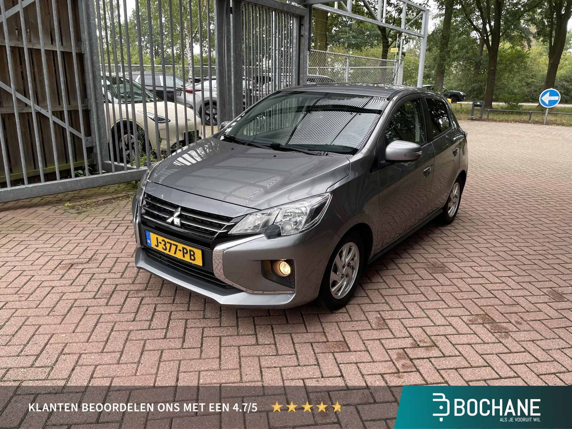 Mitsubishi SpaceStar met kenteken J-377-PB – vooraanzicht
